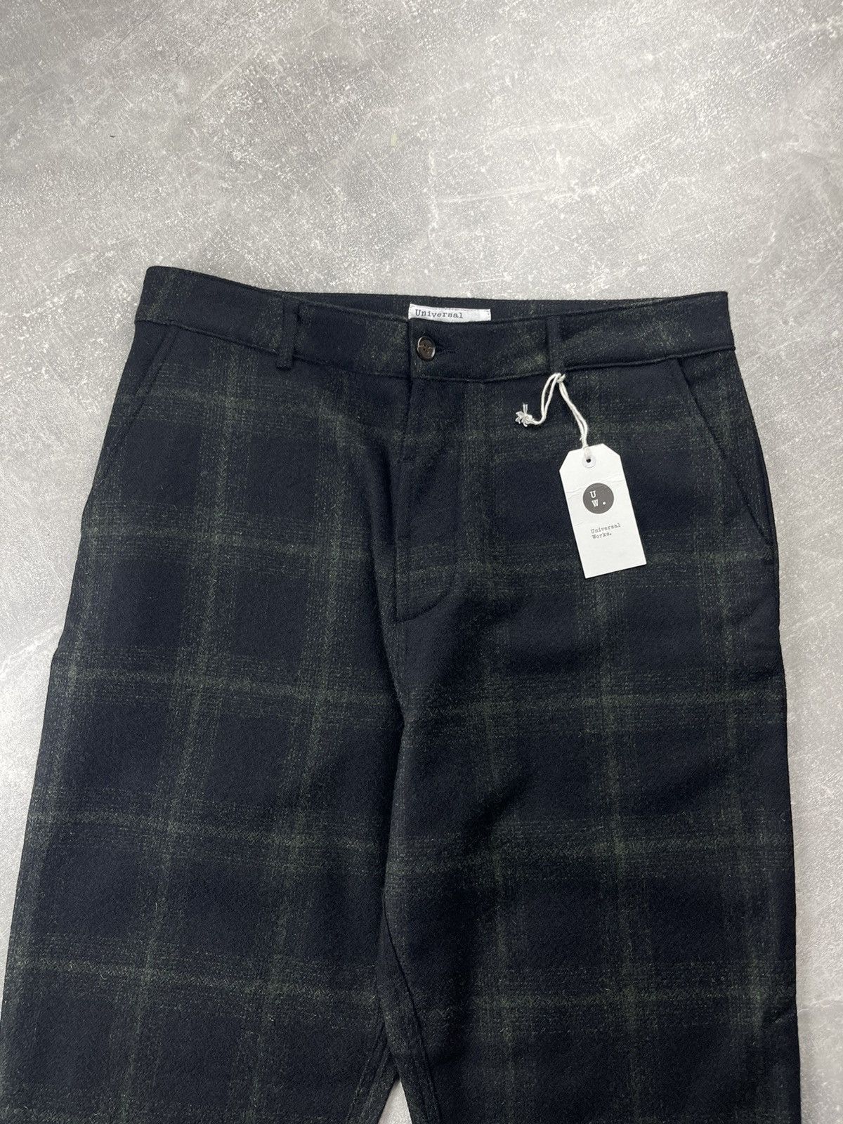 Universal Works Universal Works Military Chino Merino Check Olive Dark Size US 34 / EU 50 - 4 Thumbnail