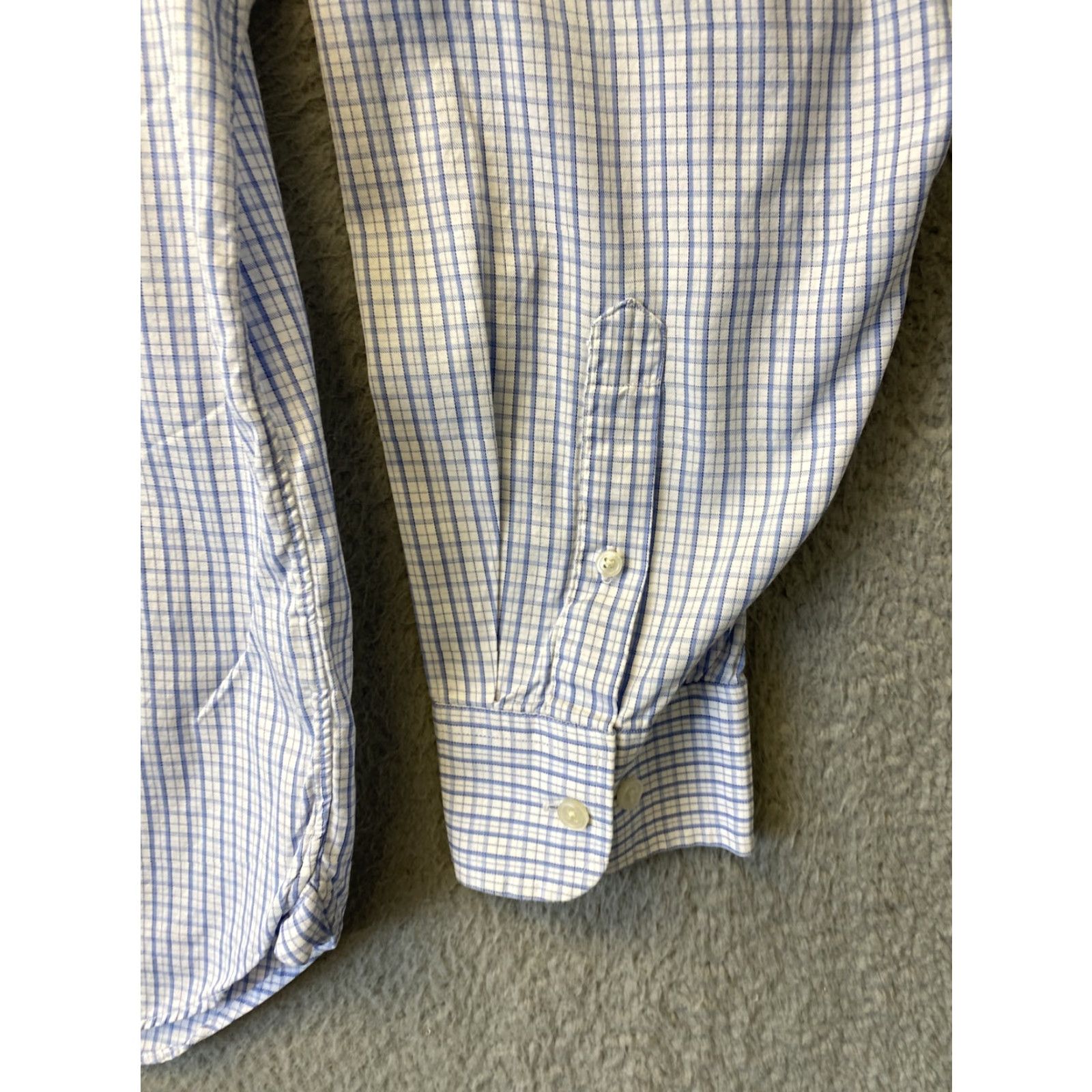 J.Crew J.CREW Button-Up Shirt Mens XL 17-17.5 Blue Check Plaid Casual / 108-31 Size US XL / EU 56 / 4 - 5 Thumbnail