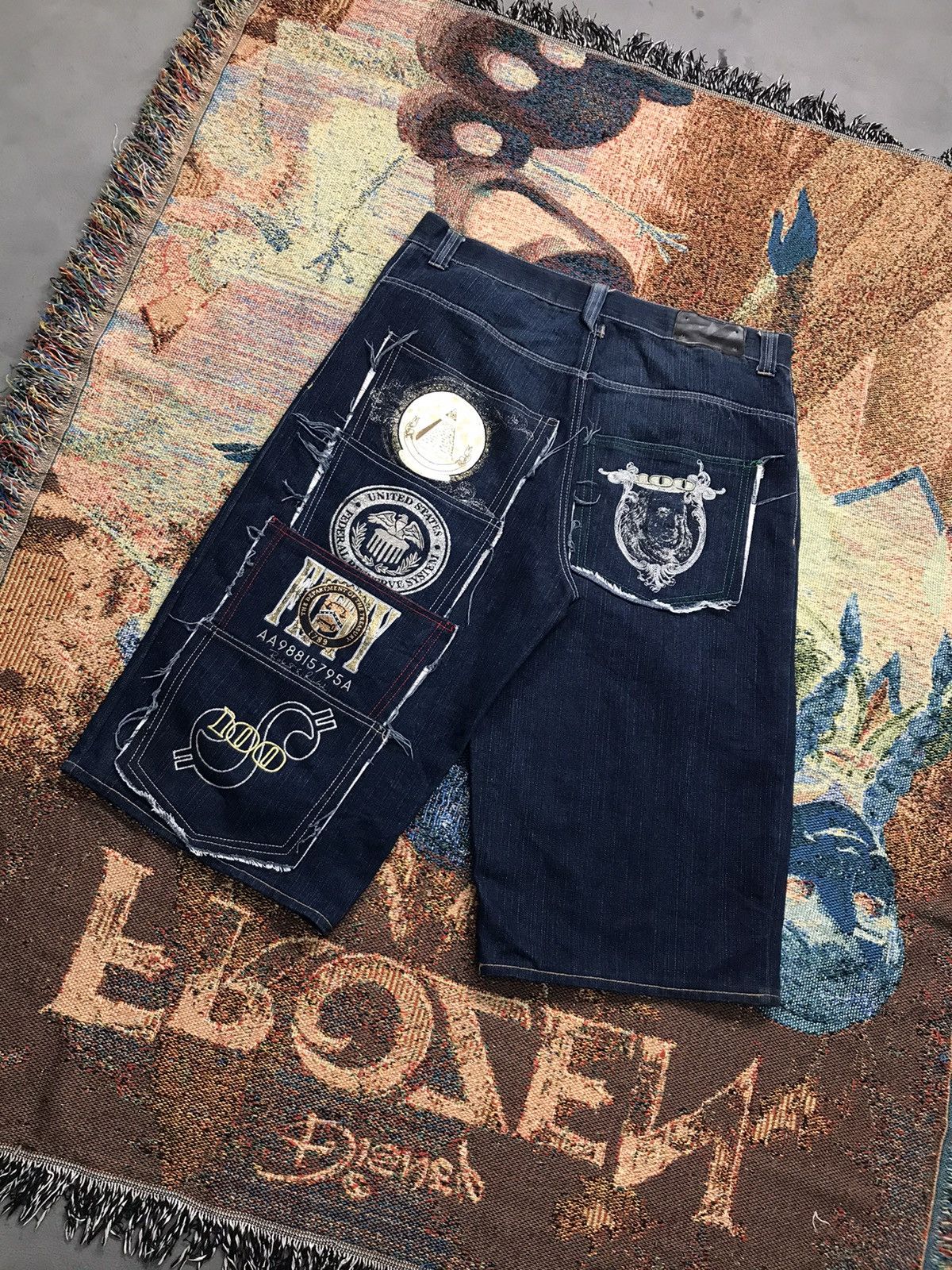 Other Vintage rawblue multi-pockets embroidered jort Size US 40 / EU 56 - 8 Thumbnail