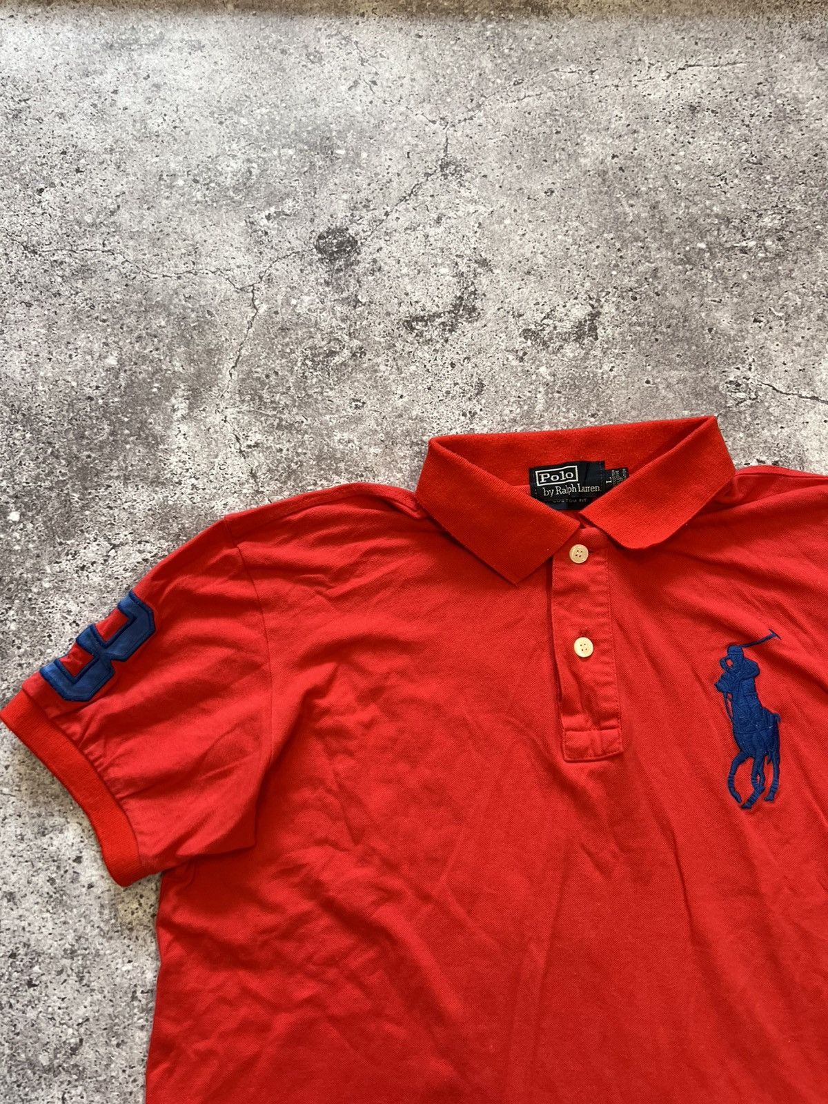 Polo Ralph Lauren × Ralph Lauren Vintage Y2K Polo Ralph Lauren #3 Big Logo Polo T-shirt Size US L / EU 52-54 / 3 - 2 Thumbnail