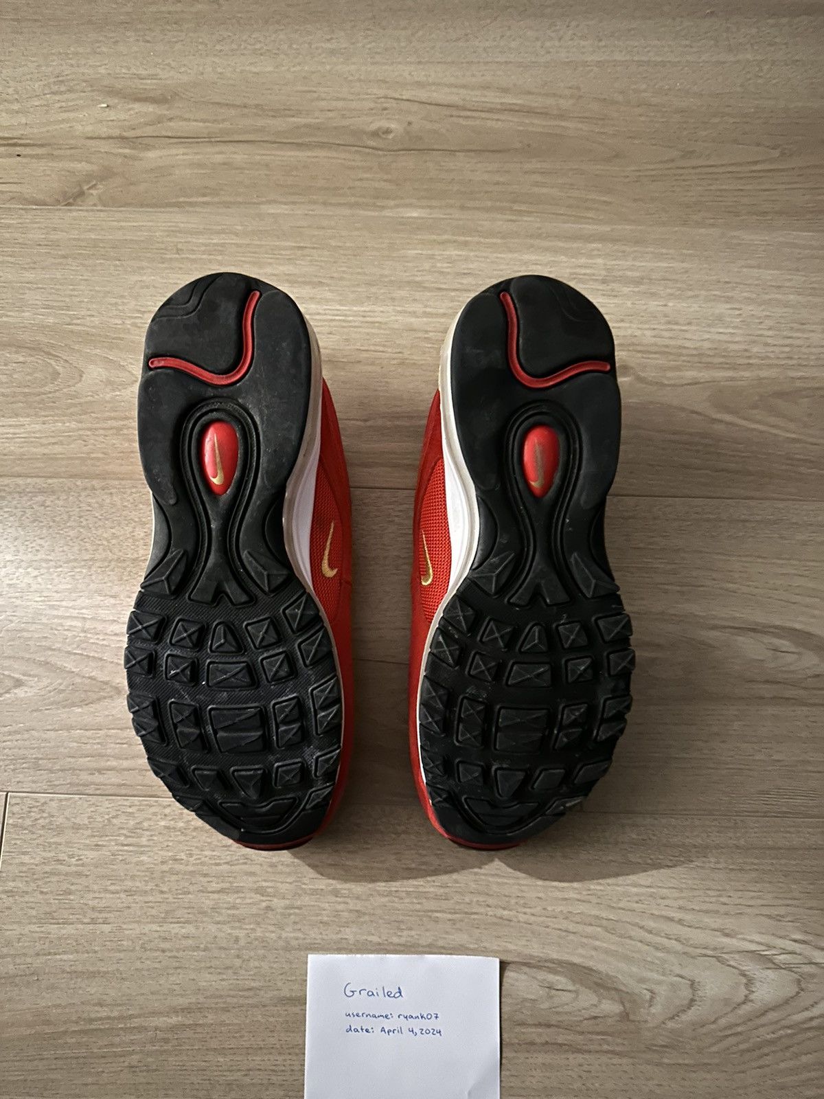 Nike Nike Air Max 97 Olympic Rings Pack Red Size US 10.5 / EU 43-44 - 7 Thumbnail