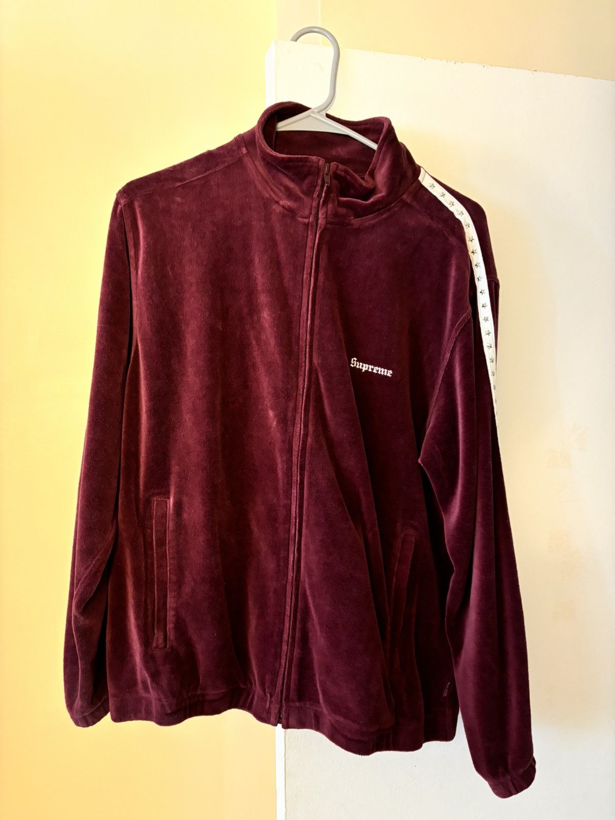 Supreme Supreme FW22 Studded Velour Track Jacket | Grailed