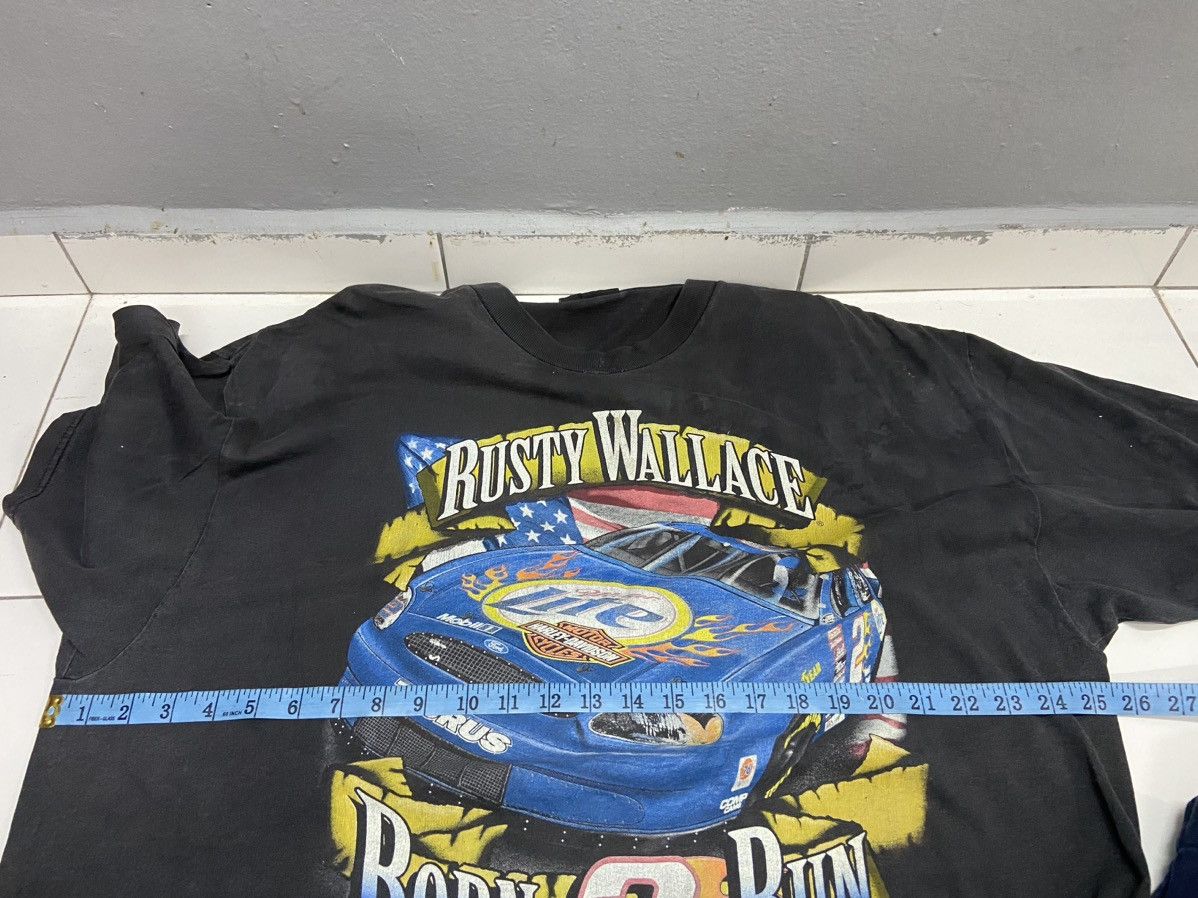 Chase Authentics VINTAGE RUSTY WALLACE HARLEY DAVIDSON 00’s NASCAR TEE SHIRT Size US XL / EU 56 / 4 - 14 Thumbnail