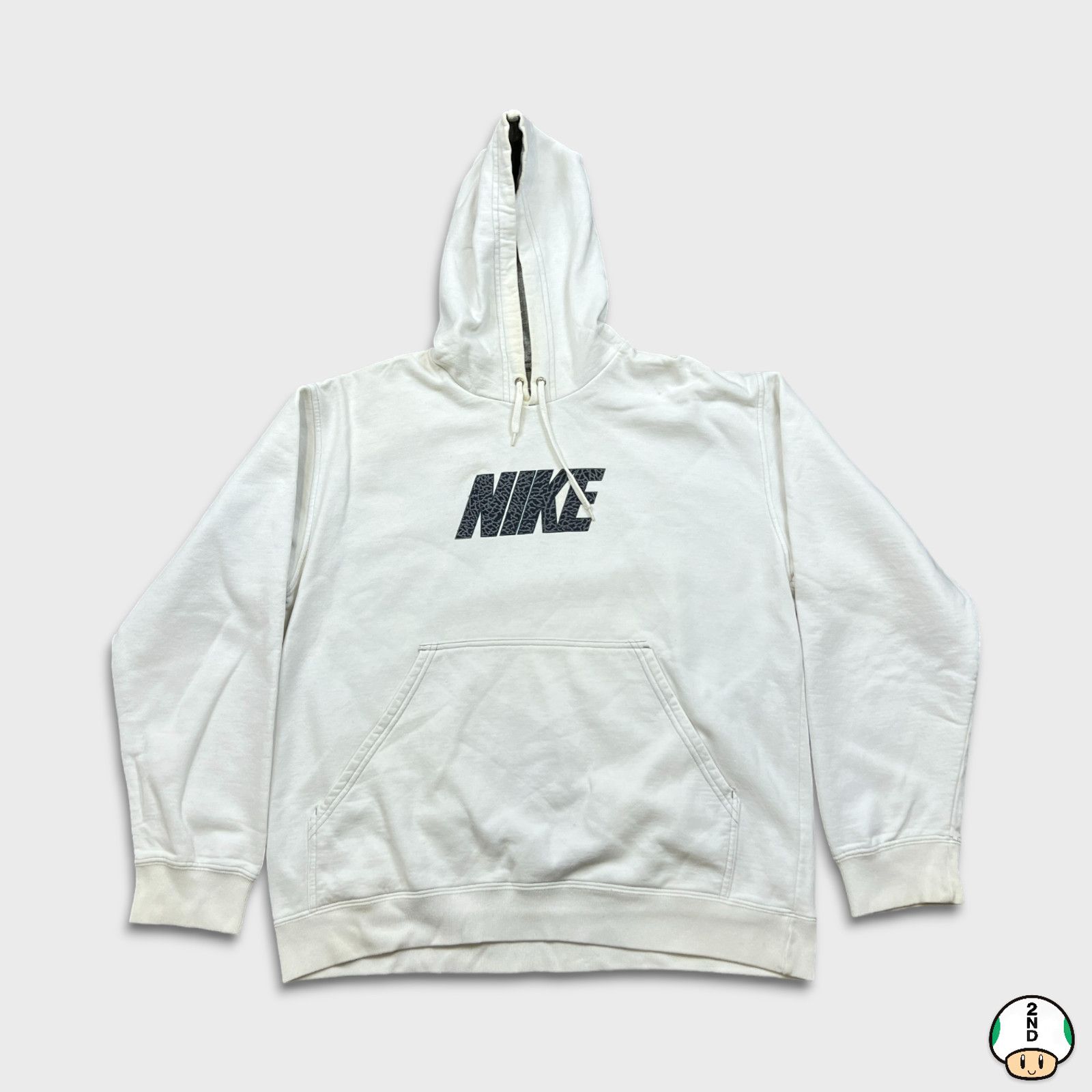 Nike × Vintage Nike Sportswear Hoodie Fleece Pullover Hooded Sweatshirt Size US L / EU 52-54 / 3 - 1 Thumbnail