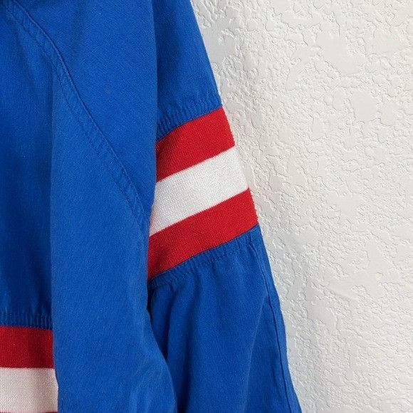 Apex One Apex-One VTG Men's Blue Giants Windbreaker Pop Over Quilted Size US S / EU 44-46 / 1 - 7 Thumbnail