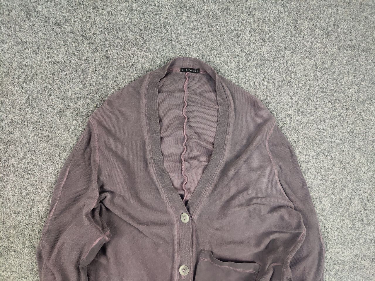 Other Grizas garment dyed Knit Lagenlook Oversized Long Cardigan Size M / US 6-8 / IT 42-44 - 4 Thumbnail