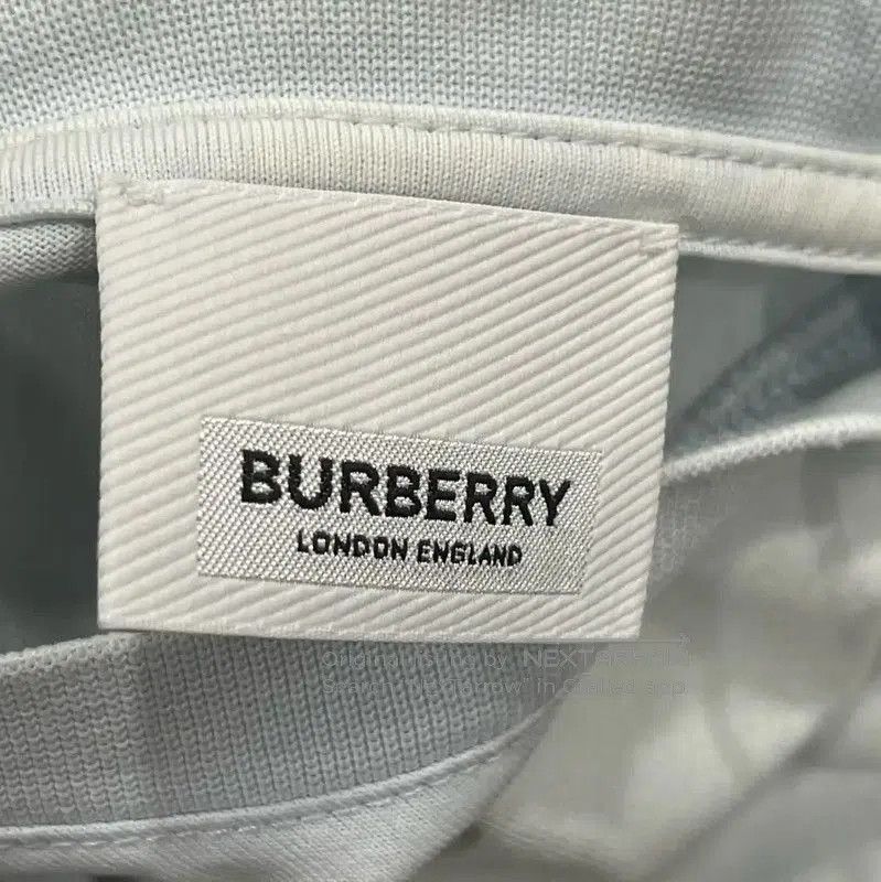 Burberry Burberry Light Blue Cotton Women's T-Shirt. Size L / US 10 / IT 46 - 9 Thumbnail
