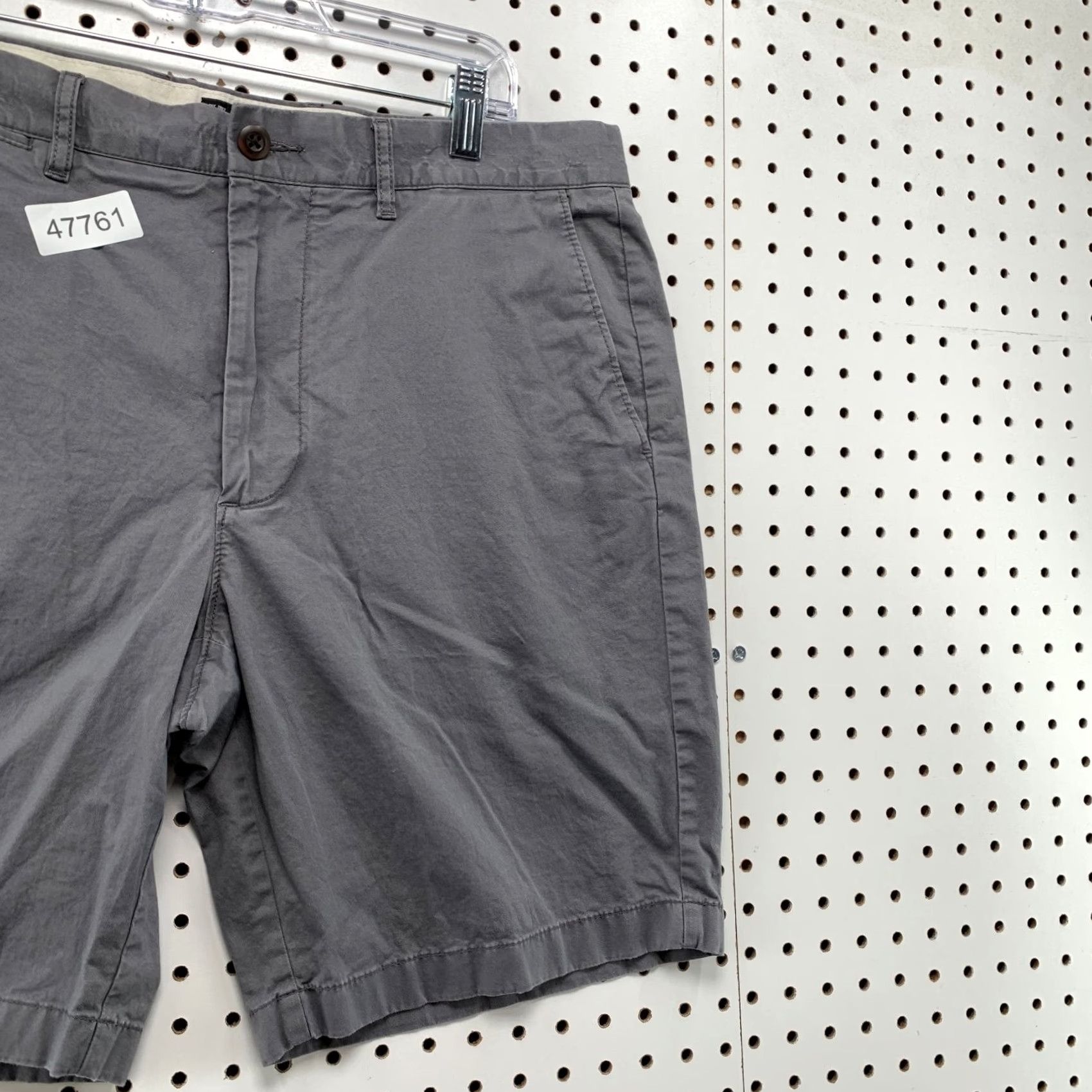 J.Crew J.CREW Chino Shorts Mens 34x9 Gray Preppy Casual Work School Shorts Size US 34 / EU 50 - 5 Thumbnail