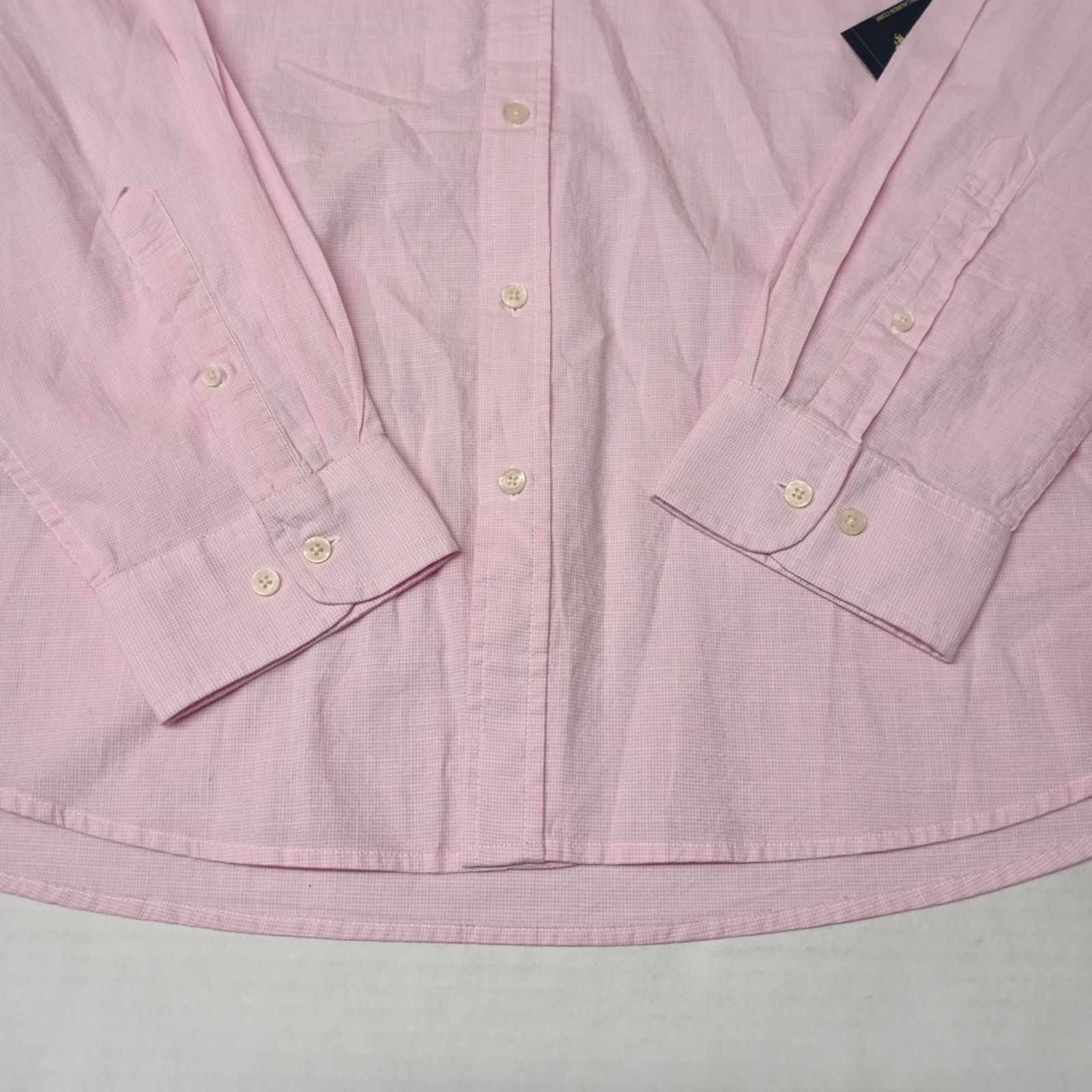 U.S. Polo Assn. U.S. Polo Assn. Button Woven Shirt Men's 3XL Pink Checkered Size US XXL / EU 58 / 5 - 2 Thumbnail