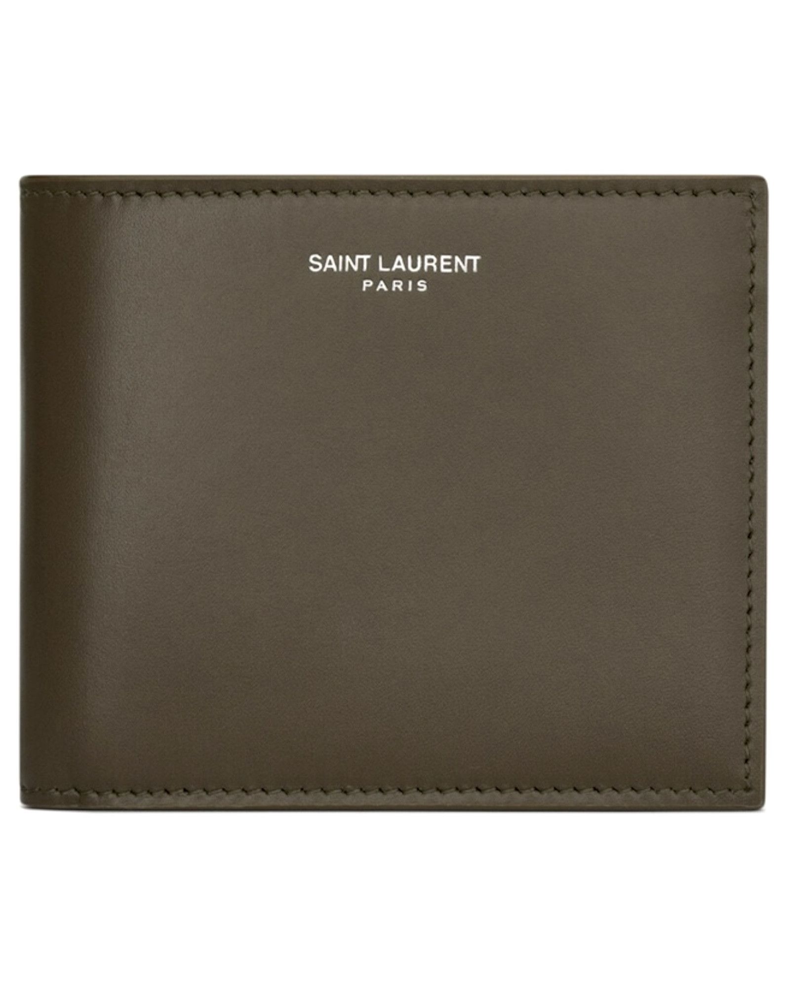 Saint Laurent Paris 396307 0U90E 3212 Single-Fold Wallet with Embossed Saint Lau Size ONE SIZE - 1 Thumbnail