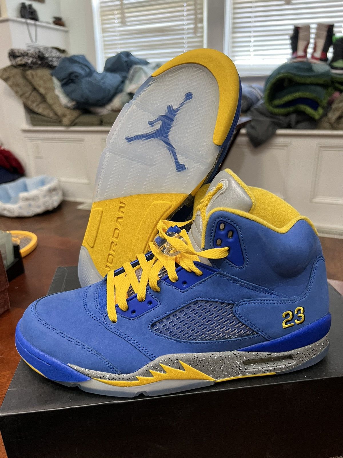 Jordan Brand Air Jordan 5 Retro “Laney JSP” Size US 11 / EU 44 - 2 Thumbnail