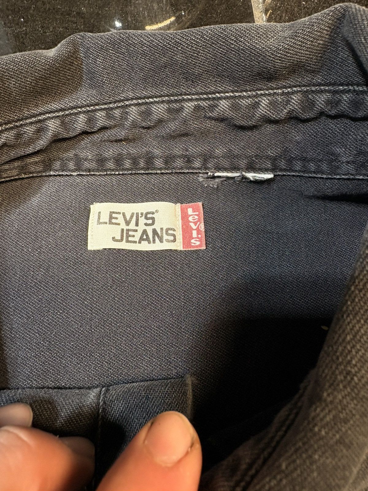Levi's Levi’s Faded Black Denim Button-Up size XL Size US XL / EU 56 / 4 - 3 Thumbnail