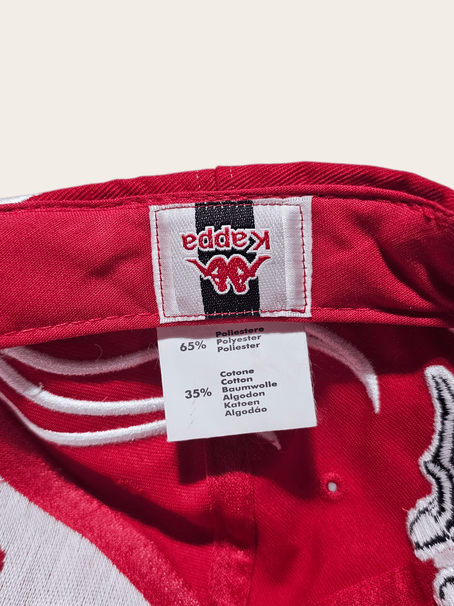 Kappa Feyenoord Rotterdam Kappa Vintage Flames Hat Size ONE SIZE - 8 Thumbnail