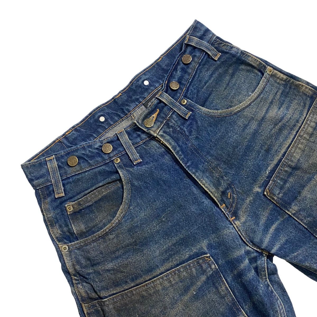 Vintage Prison Blu double knee distressed worker pant Size US 32 / EU 48 - 3 Thumbnail