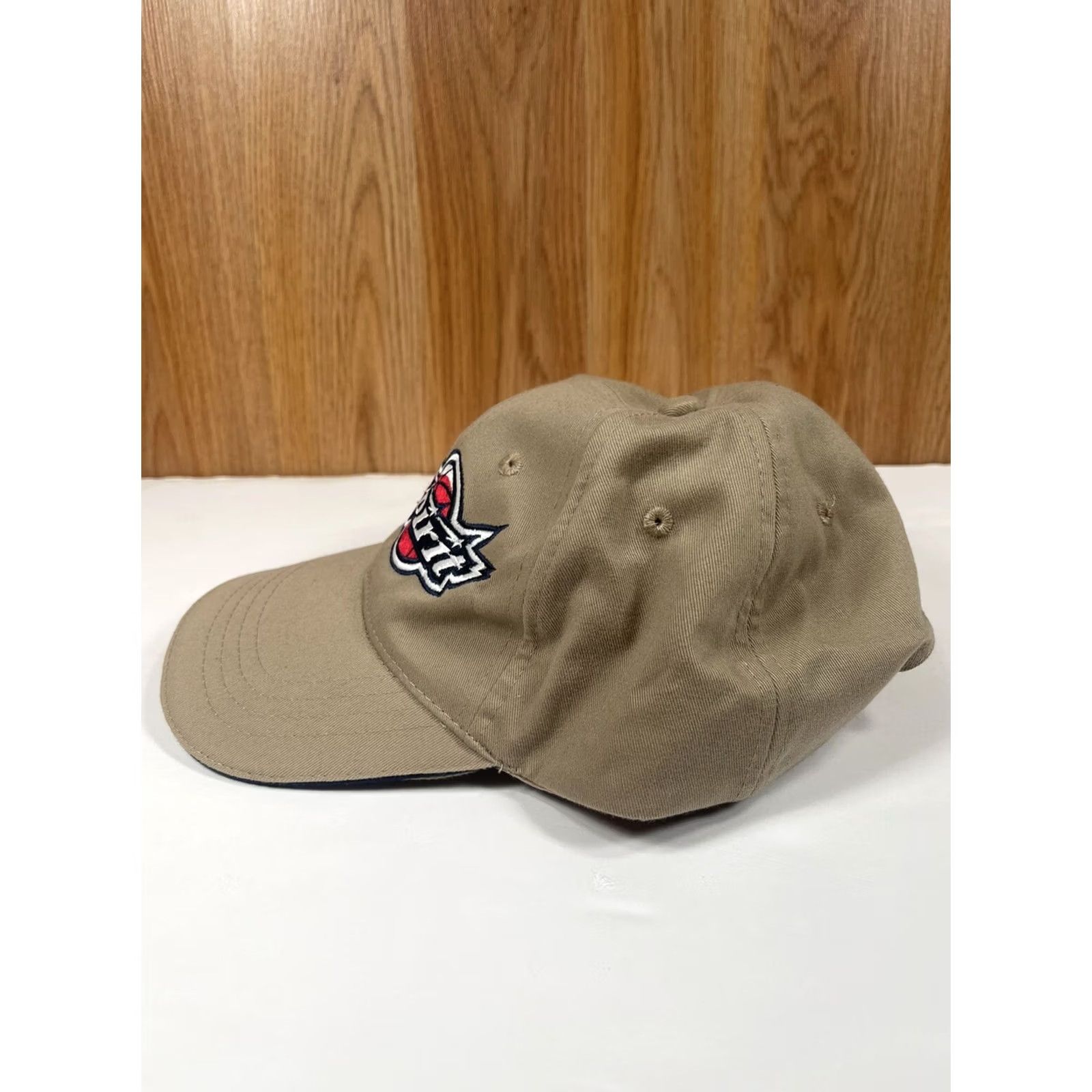 Logo 7 Kap Sprite Embroidered Logo Hat Cap Adjustable Strap Back One Size Fit All Beige Size ONE SIZE - 3 Thumbnail