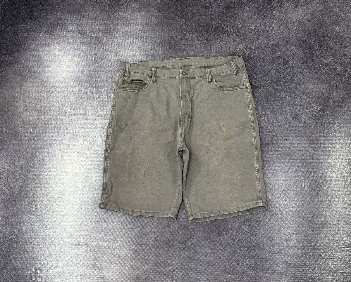 Dickies Vintage Dickies Y2K Workwear Gray Hype Baggy Shorts Jorts Size US 38 / EU 54 - 2 Thumbnail