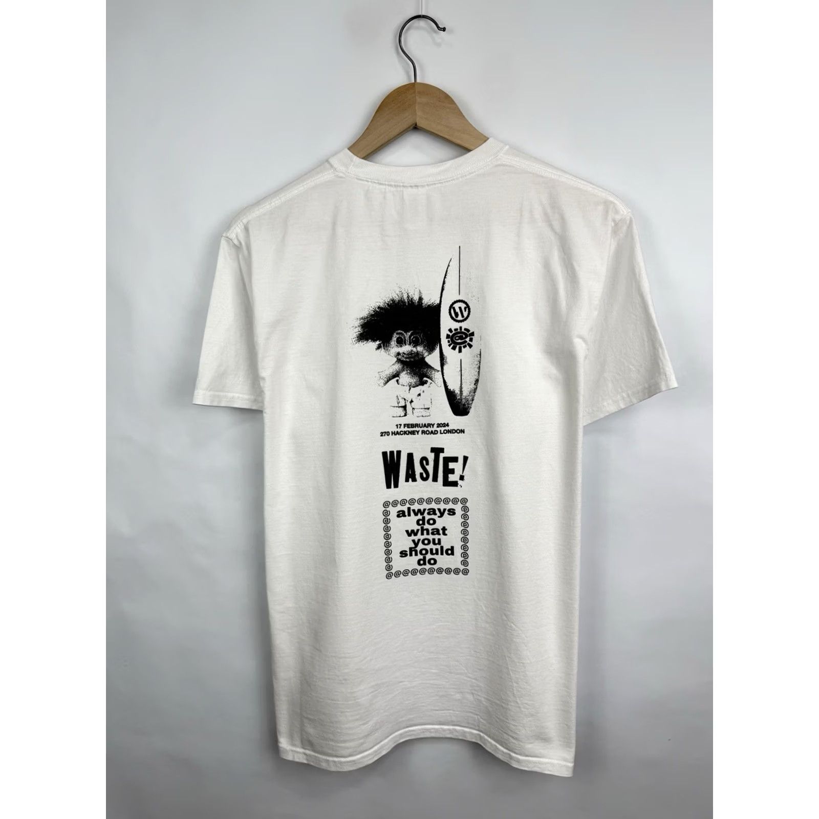 Vintage ADWYSD Always Do What You Should Do Waste London 2024 T-Shirt M White Russell Athletics Mens Shirt Size US M / EU 48-50 / 2 - 7 Thumbnail