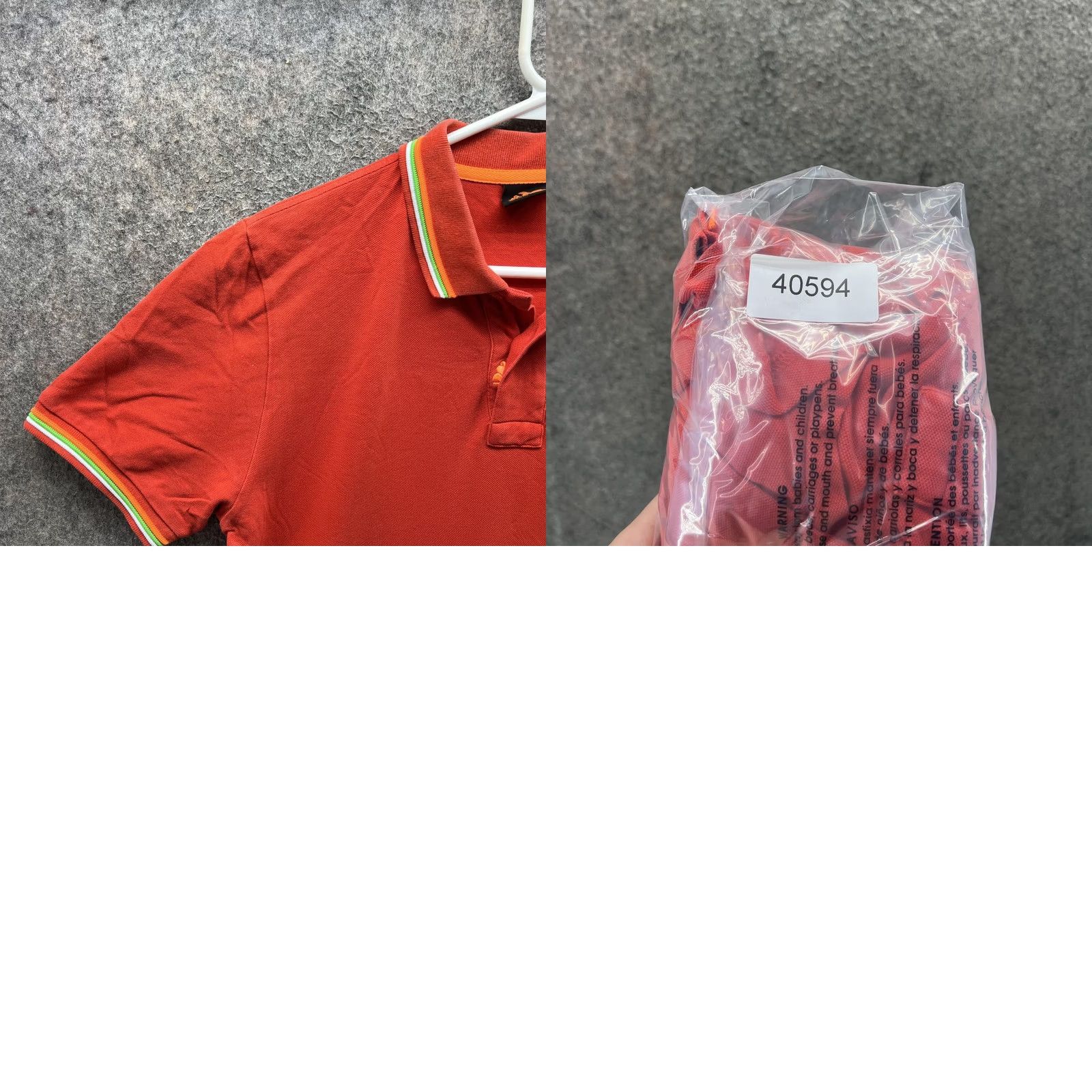 Sundek Sundek Polo Shirt Mens Small Orange Solid Tipped Collar Short Sleeve Casual Shirt Mens Small Orange Solid with Tipped Collar Size US S / EU 44-46 / 1 - 8 Thumbnail