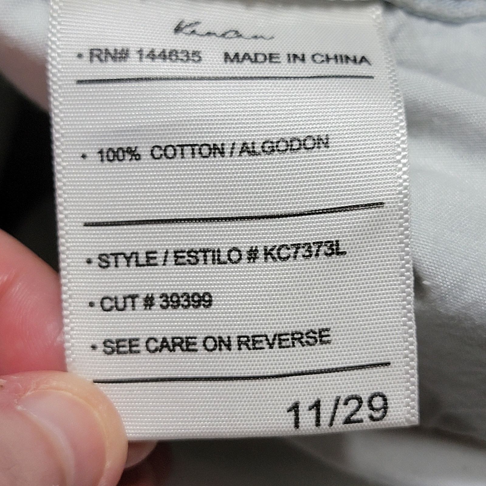 Kancan USA Kancan Light Wash Button Fly Denim Jeans - Size 11/29 Size 33" - 6 Thumbnail