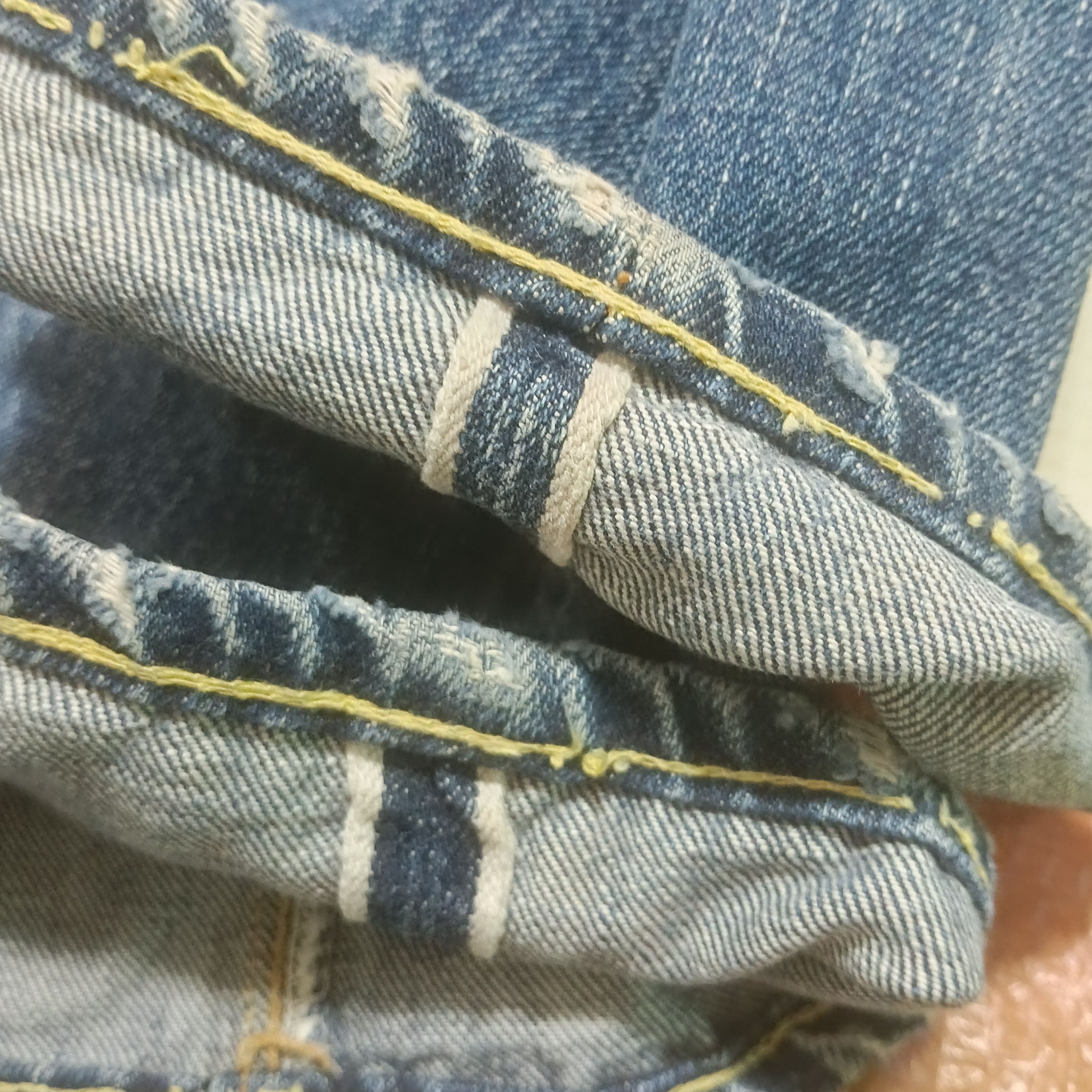 Levi's Vintage Clothing 60s Vintage Levis Big E , single stitch, lemon stitch Size US 28 / EU 44 - 3 Thumbnail