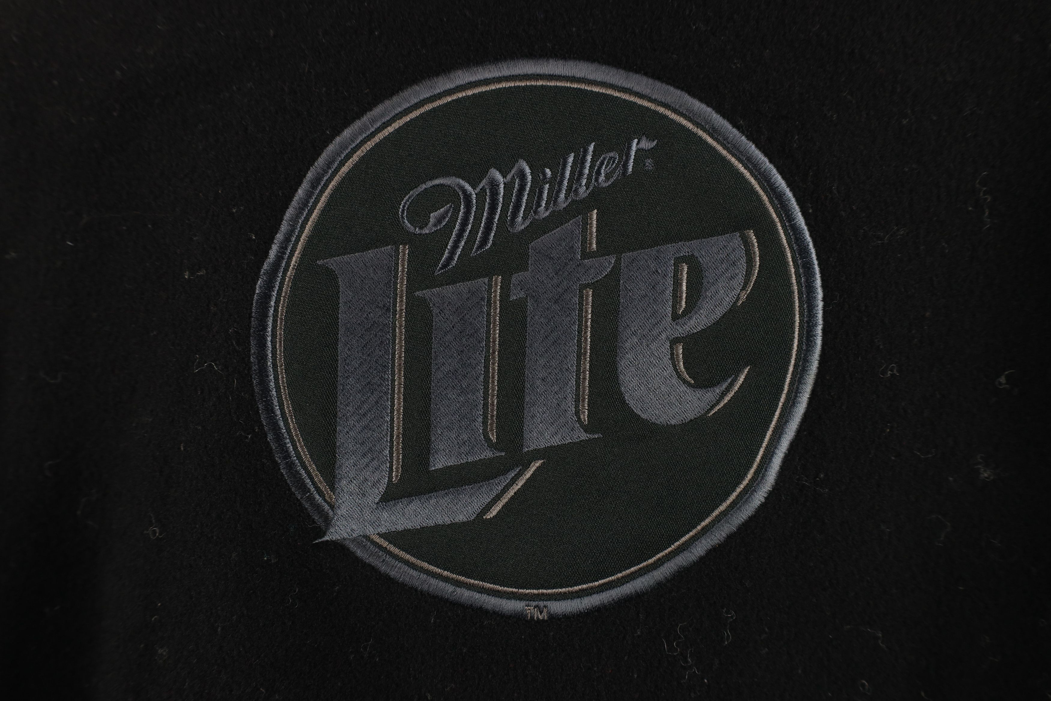 Vintage Vintage 90s Wings Hockey Miller Lite Beer Wool Jacket USA Size US XL / EU 56 / 4 - 12 Thumbnail