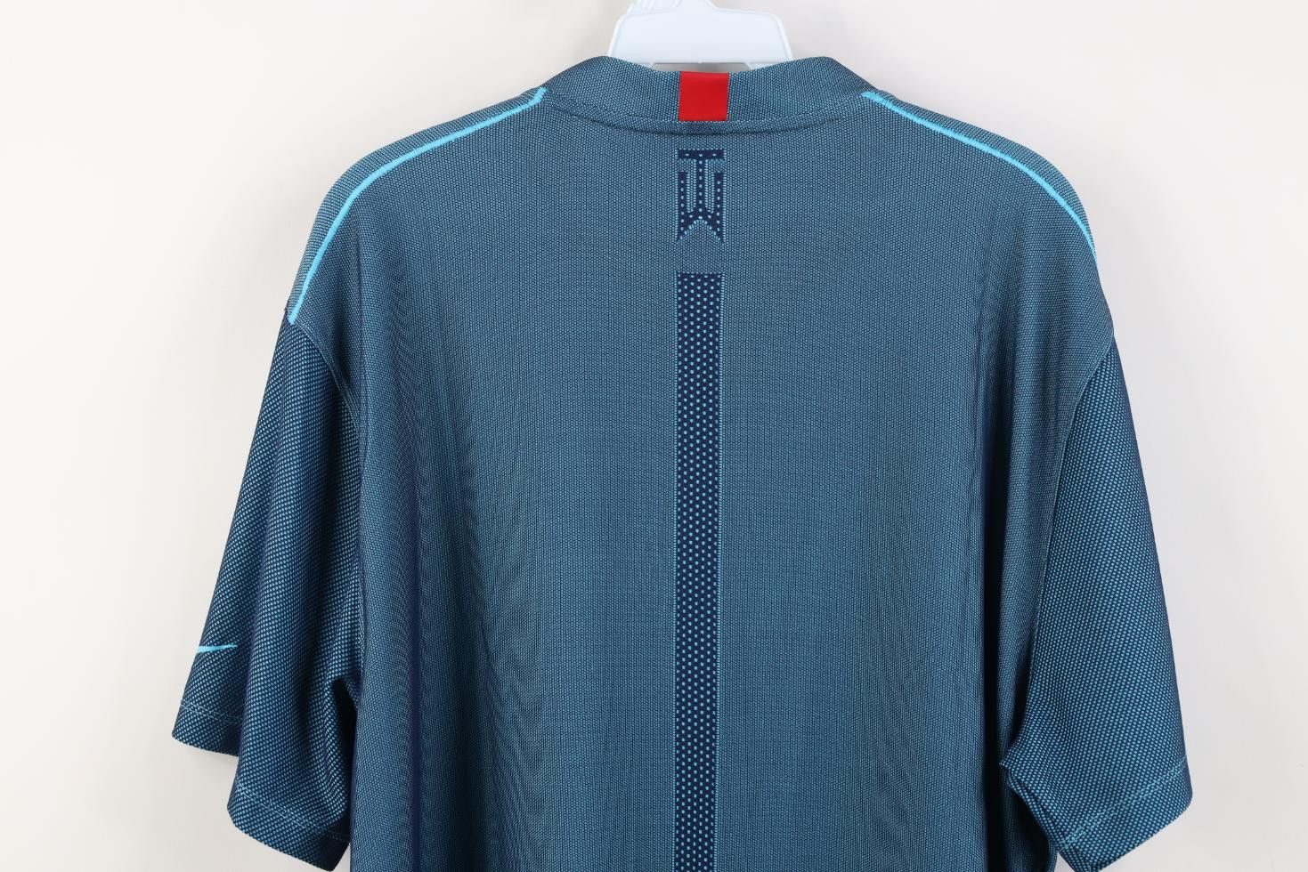 Nike Nike Tiger Woods Collection Collar Golf Polo Shirt Blue Size US L / EU 52-54 / 3 - 11 Thumbnail