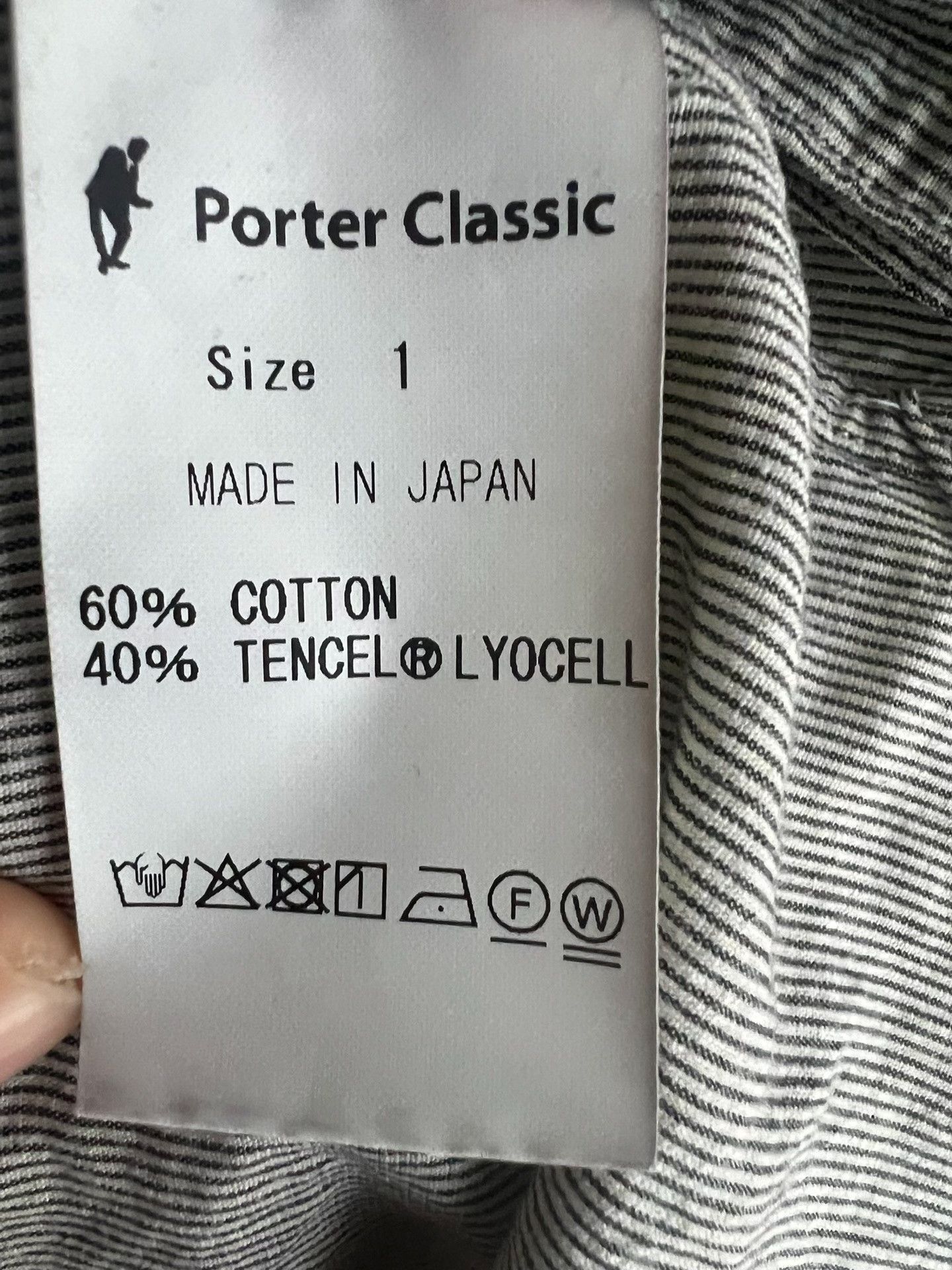 Porter Classic Porter Classic Wide Pocket Stripe Shirt Size US S / EU 44-46 / 1 - 6 Thumbnail