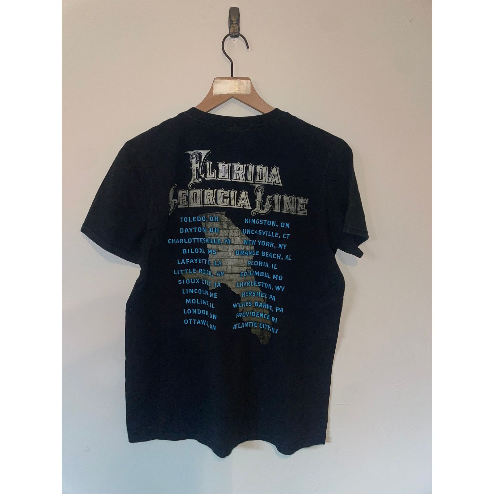 Gildan Womens Florida Georgia Line Shirt Anything Goes Tour Top M Size M / US 6-8 / IT 42-44 - 5 Thumbnail