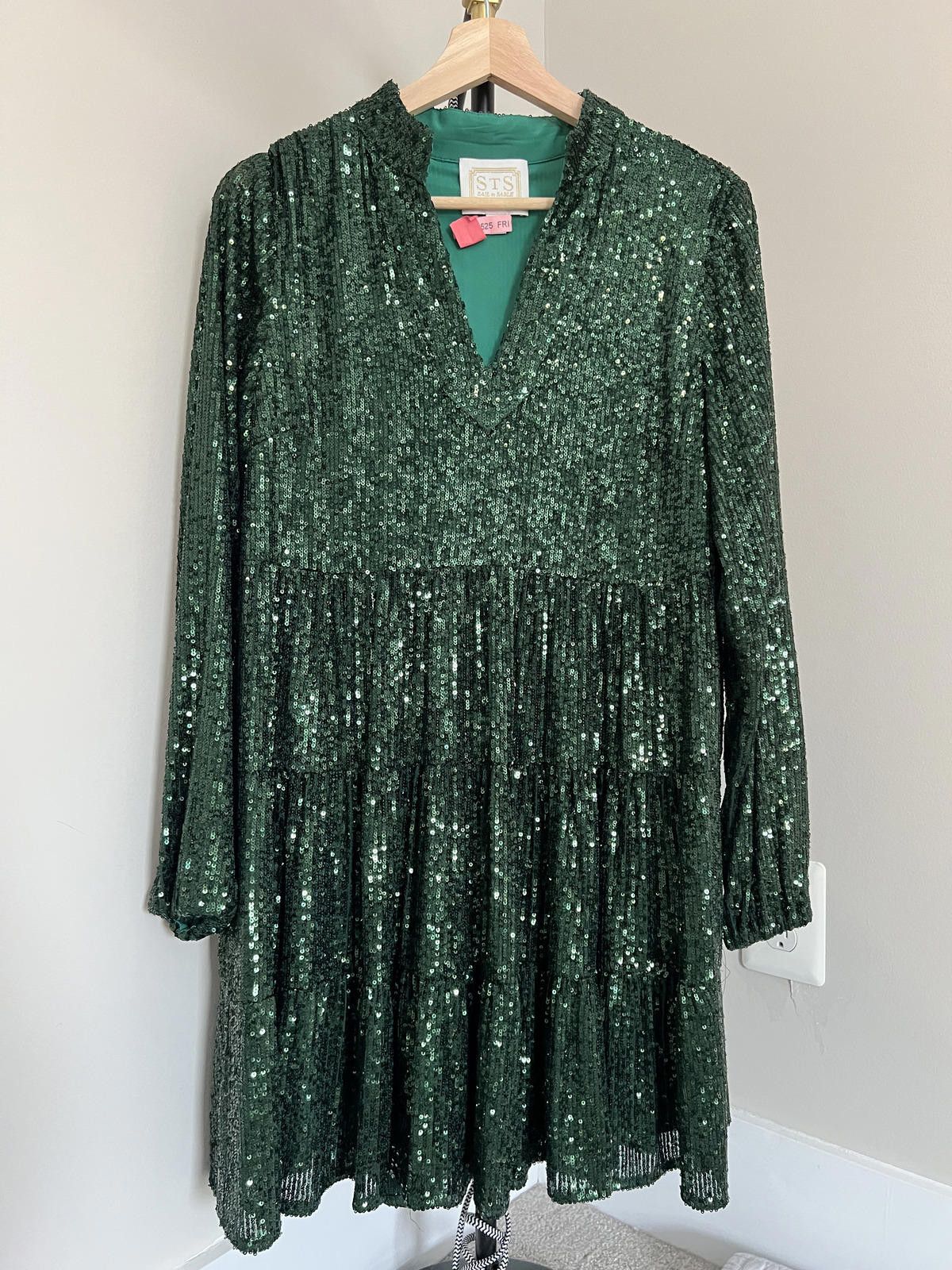 Other Sail to Sable Charlotte Sequin Dress - Emerald Green - Small Size S / US 4 / IT 40 - 2 Thumbnail