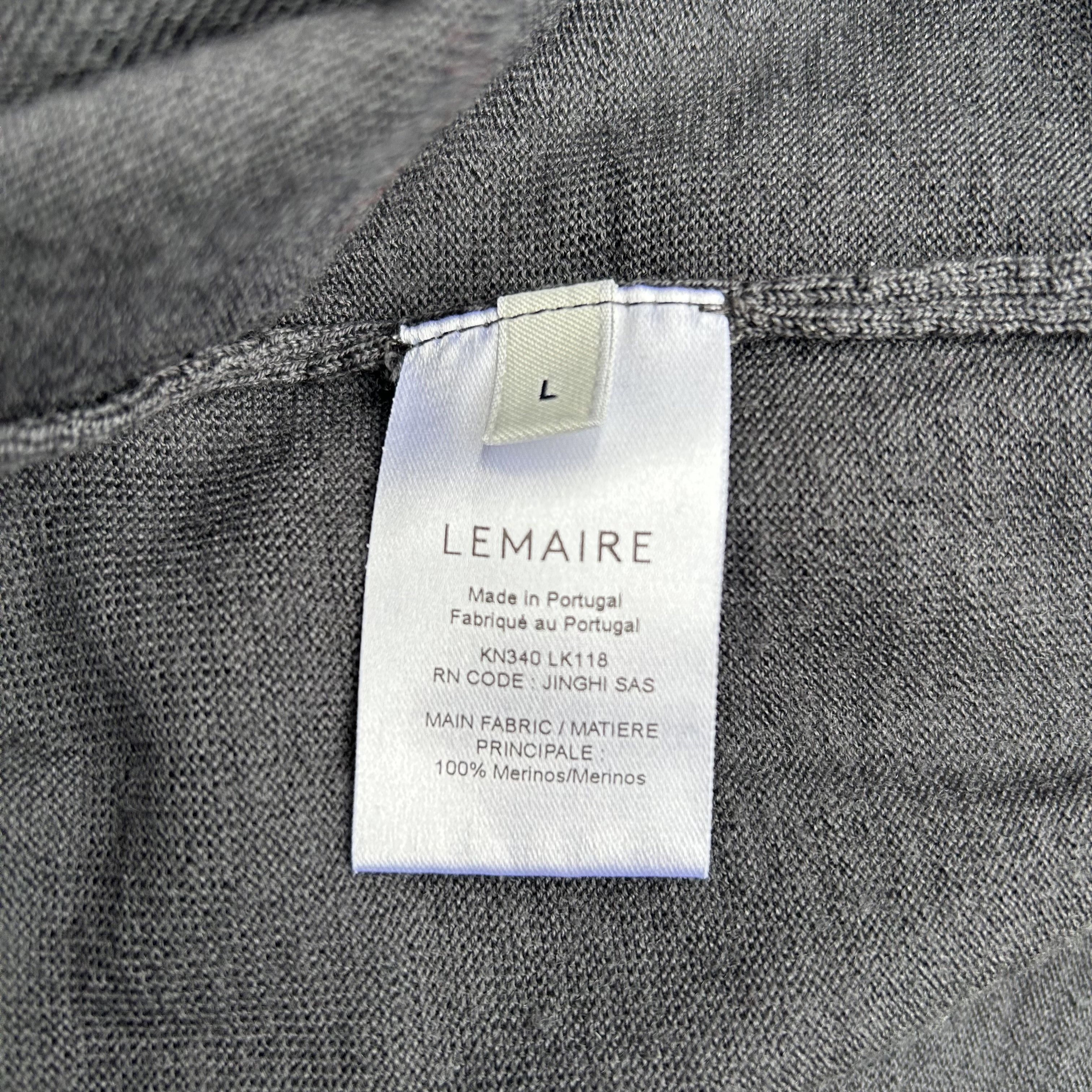 Christophe Lemaire × Lemaire Lemaire Grey Wool Turtleneck Sweater Top Size US M / EU 48-50 / 2 - 8 Thumbnail