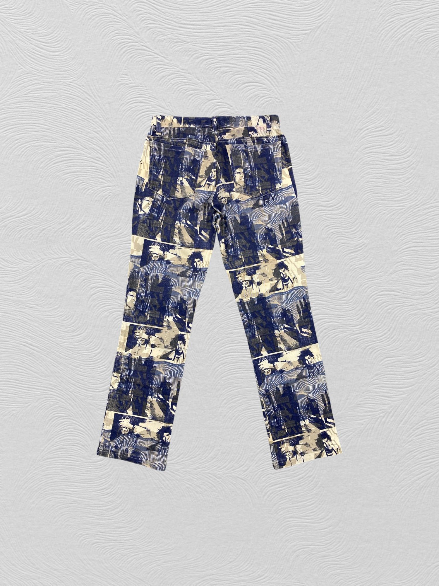 Japanese Brand Vintage Seditionaries Full Print Unisex Pants -CP278 Size US 27 - 2 Thumbnail