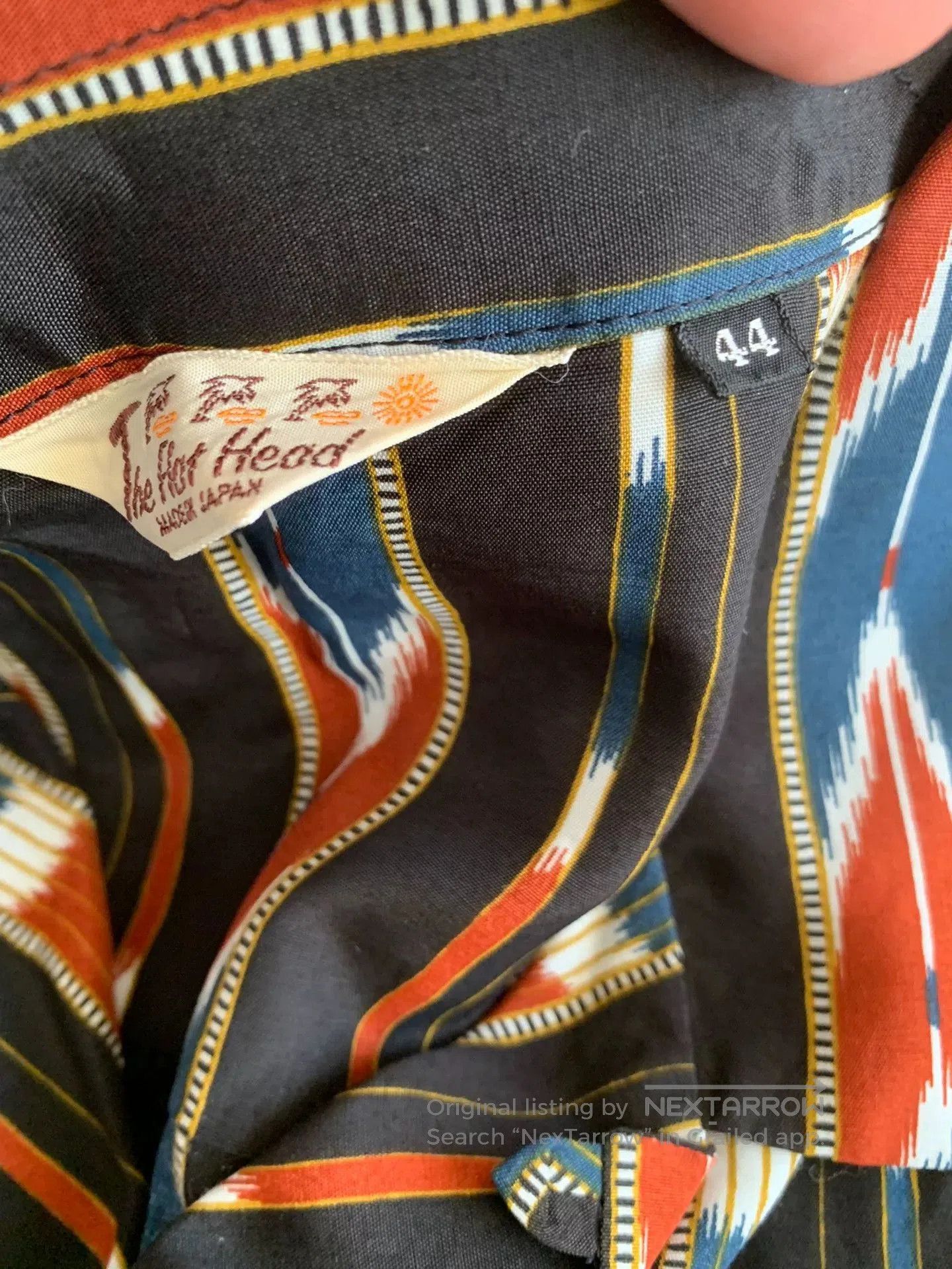 Japanese Brand THE FLAT HEAD Native Border Shirt Japan Made. Size US S / EU 44-46 / 1 - 2 Thumbnail