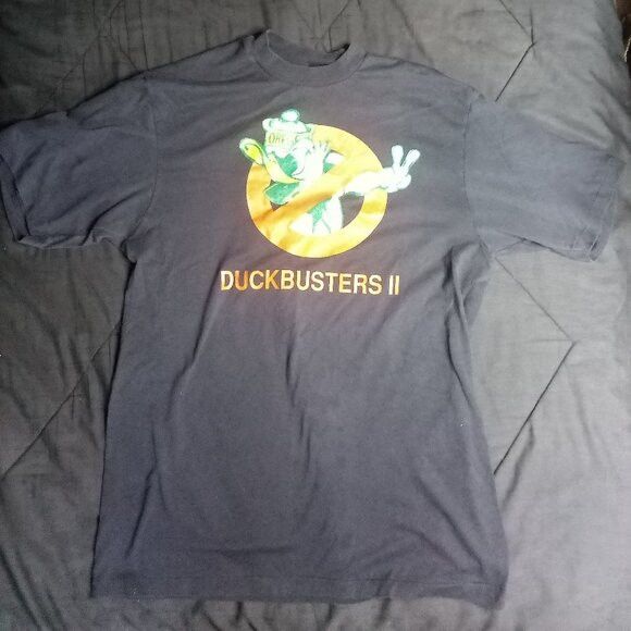 Hanes Vintage Duckbusters 2 Oregon Ducks Beavers Parody T-Shirt Size US L / EU 52-54 / 3 - 2 Thumbnail