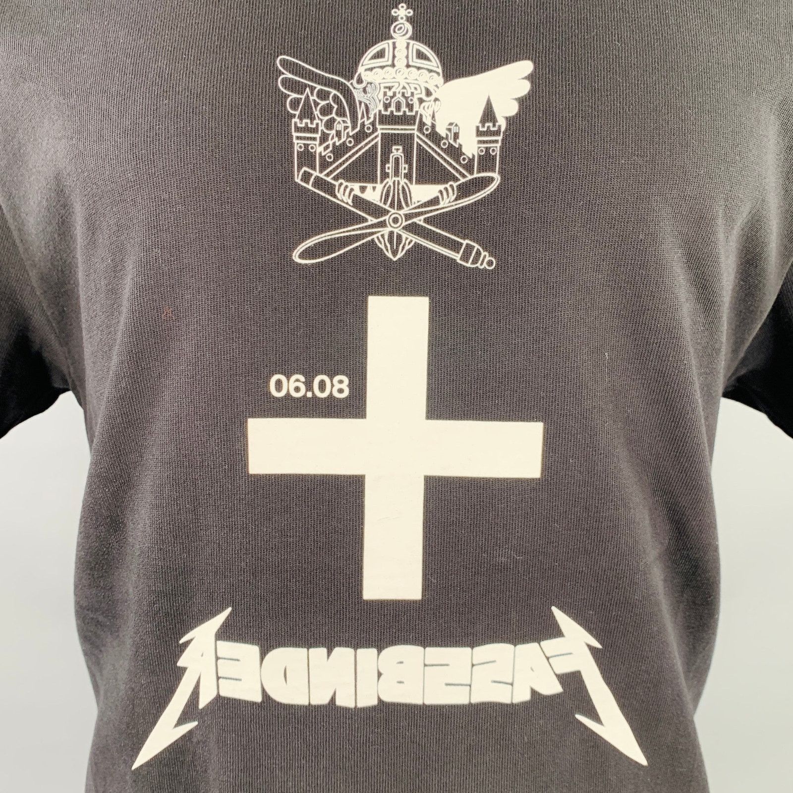 Liberal Youth Ministry FW21 Size M Black White Print Cotton Crew Neck T-shirt Size US M / EU 48-50 / 2 - 2 Thumbnail