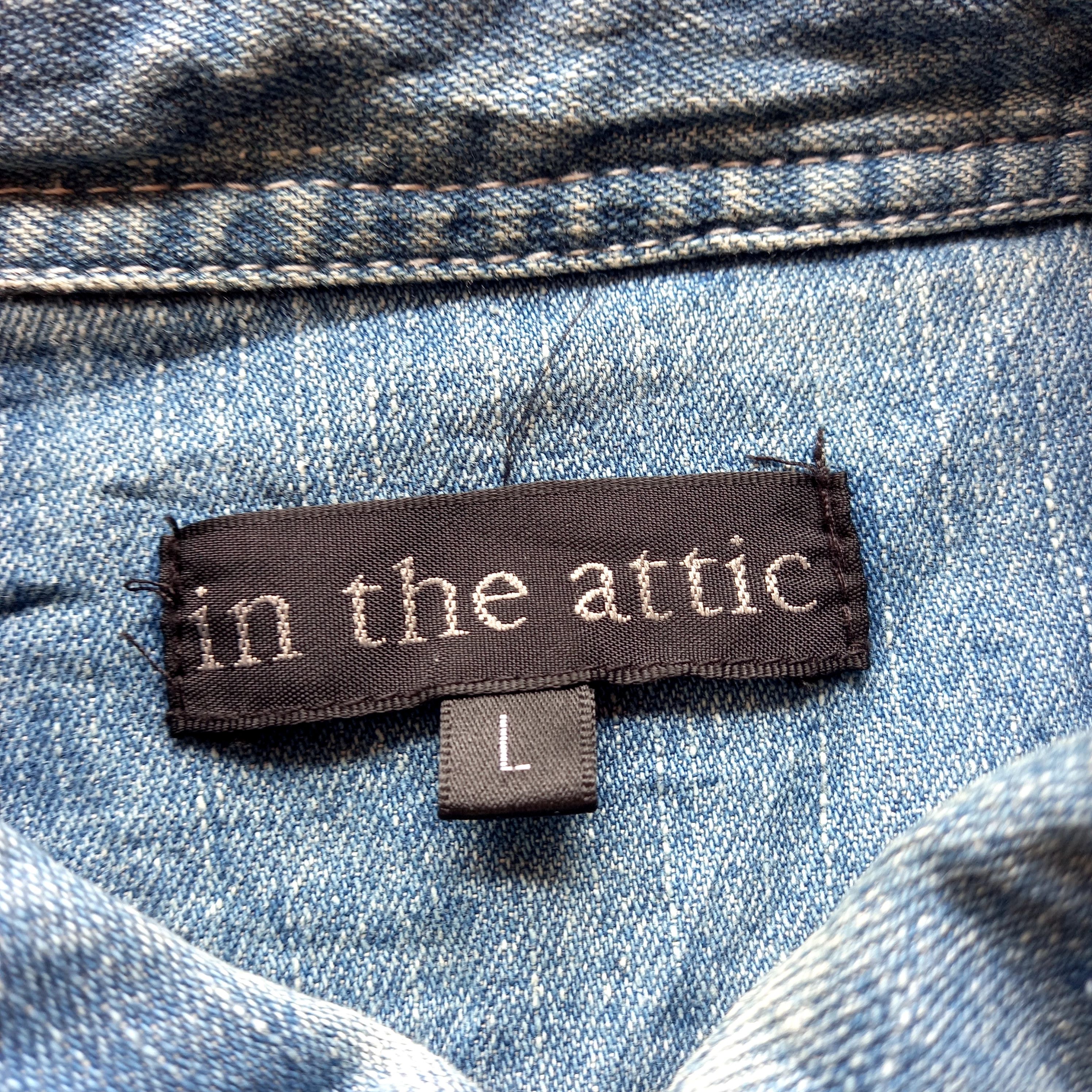 In The Attic 2000s In The Attic - Washed Denim Shirt Size US L / EU 52-54 / 3 - 3 Thumbnail