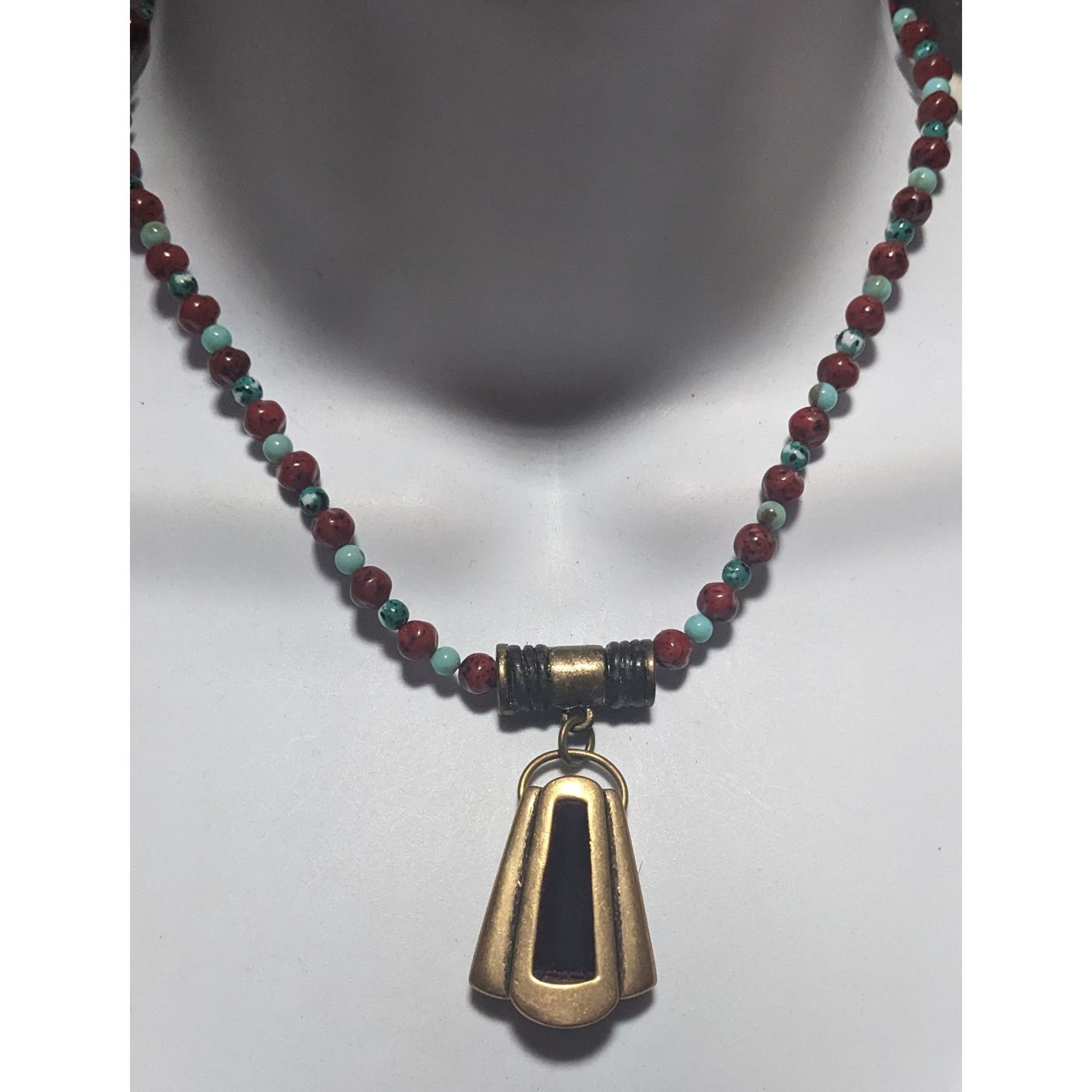 Chicos Chico's Vintage Velvet Beaded Pendant Necklace Size ONE SIZE - 6 Thumbnail