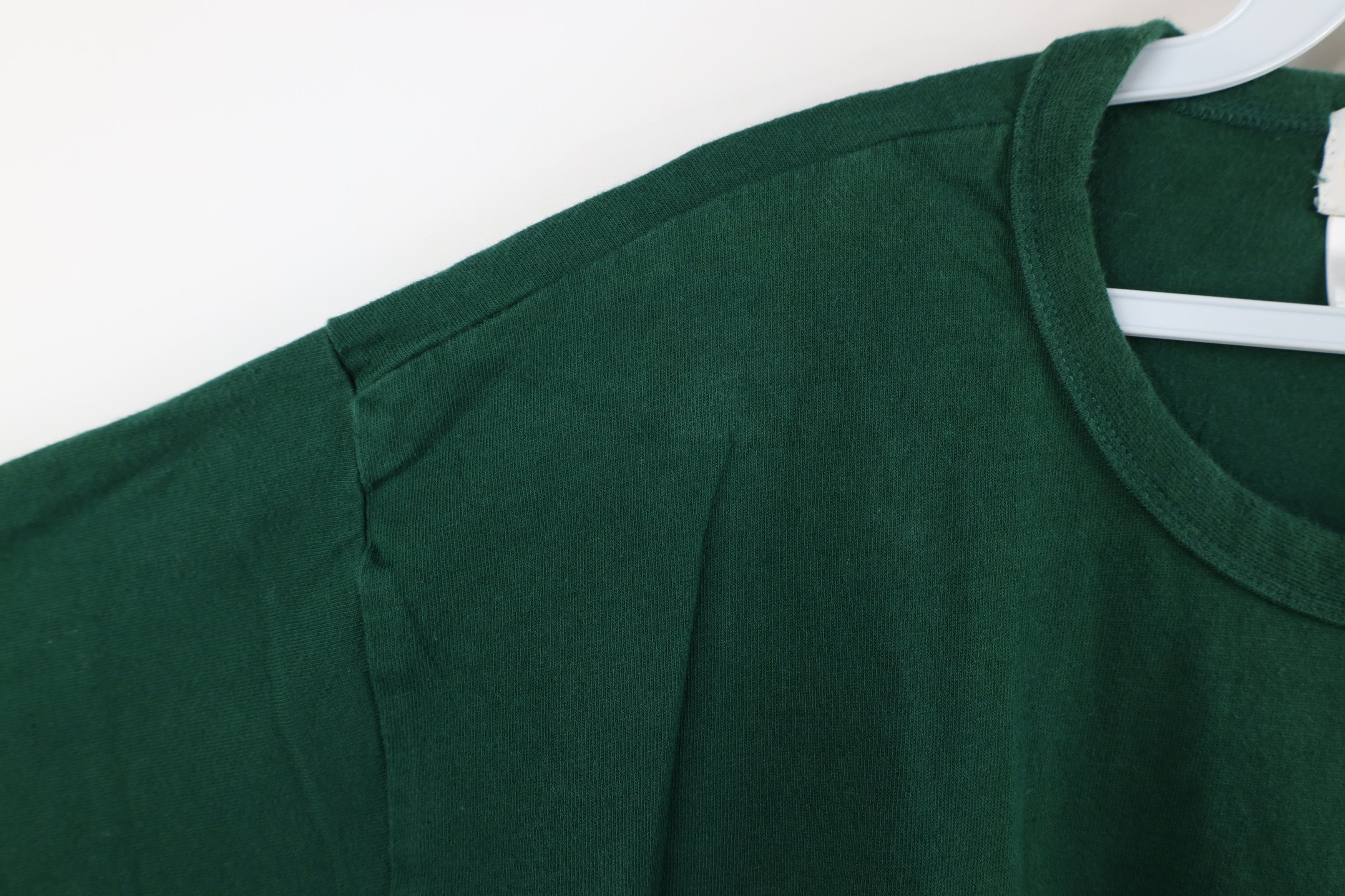 Vintage Vintage 90s Streetwear Short Sleeve T-Shirt Green Cotton Size US XXL / EU 58 / 5 - 5 Thumbnail