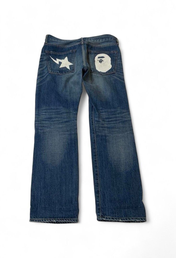 エイプ　bape 2008 TYPE-05 SLIM TAPER デニム A BATHING APE 2008 TYPE-05 SLIM TAPER 2008 TYPE-05 SHARK DENIM