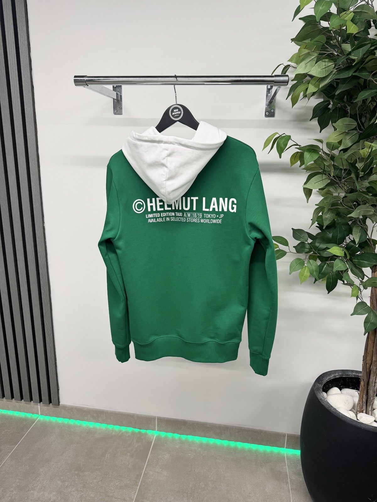 Helmut Lang Helmut Lang Tokyo Taxi Hoodie In Green & White RRP £250 Size US S / EU 44-46 / 1 - 1 Thumbnail