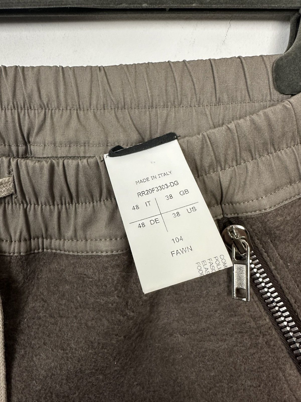 Rick Owens FW20 ‘PERFORMA’ Knee-Pad Insert Joggers Size US 34 / EU 50 - 8 Thumbnail