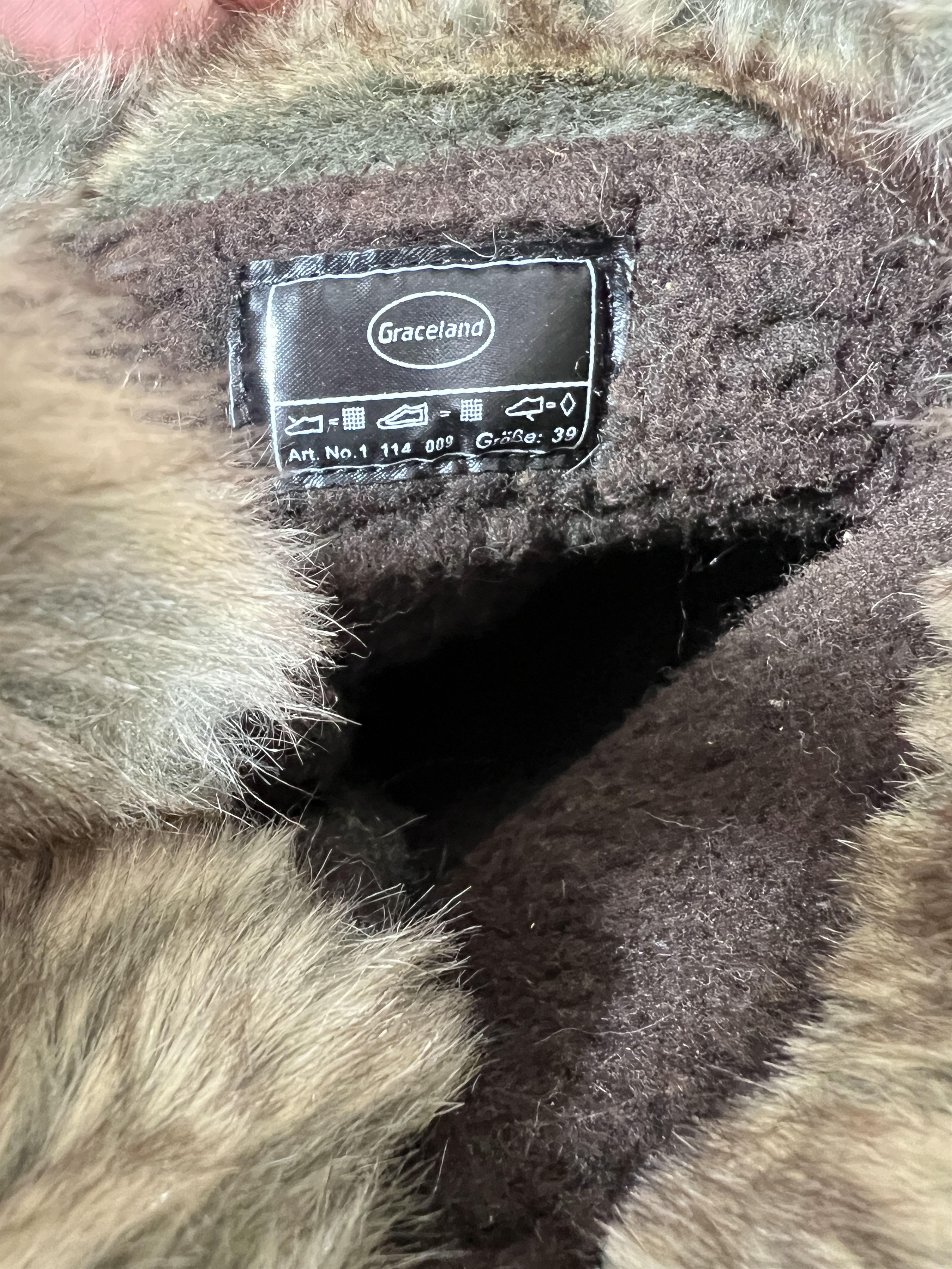 Other GRACELAND HAIR WOOL LINED YETU FUR BOOTS Size US 8 / IT 38 - 9 Thumbnail