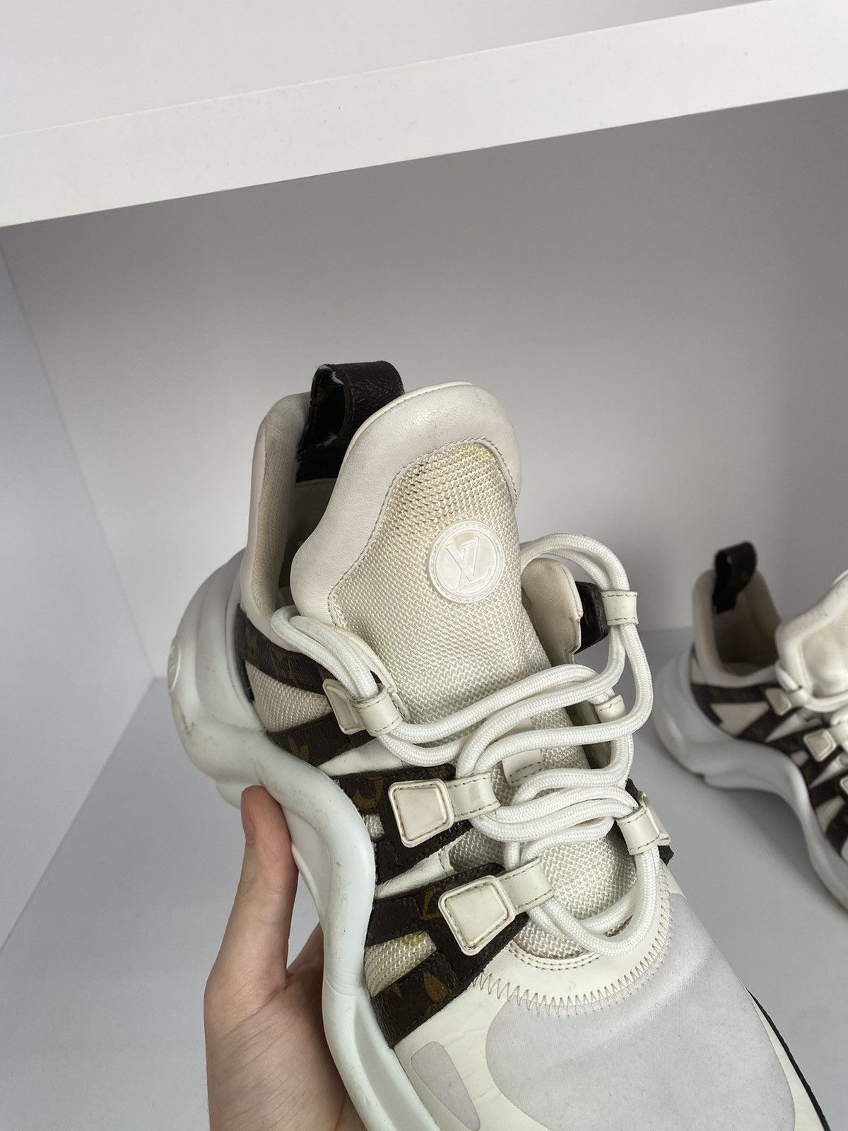 Louis Vuitton × Vintage Vintage Louis Vuitton Women’s Sneakers Size US 8 / IT 38 - 7 Thumbnail