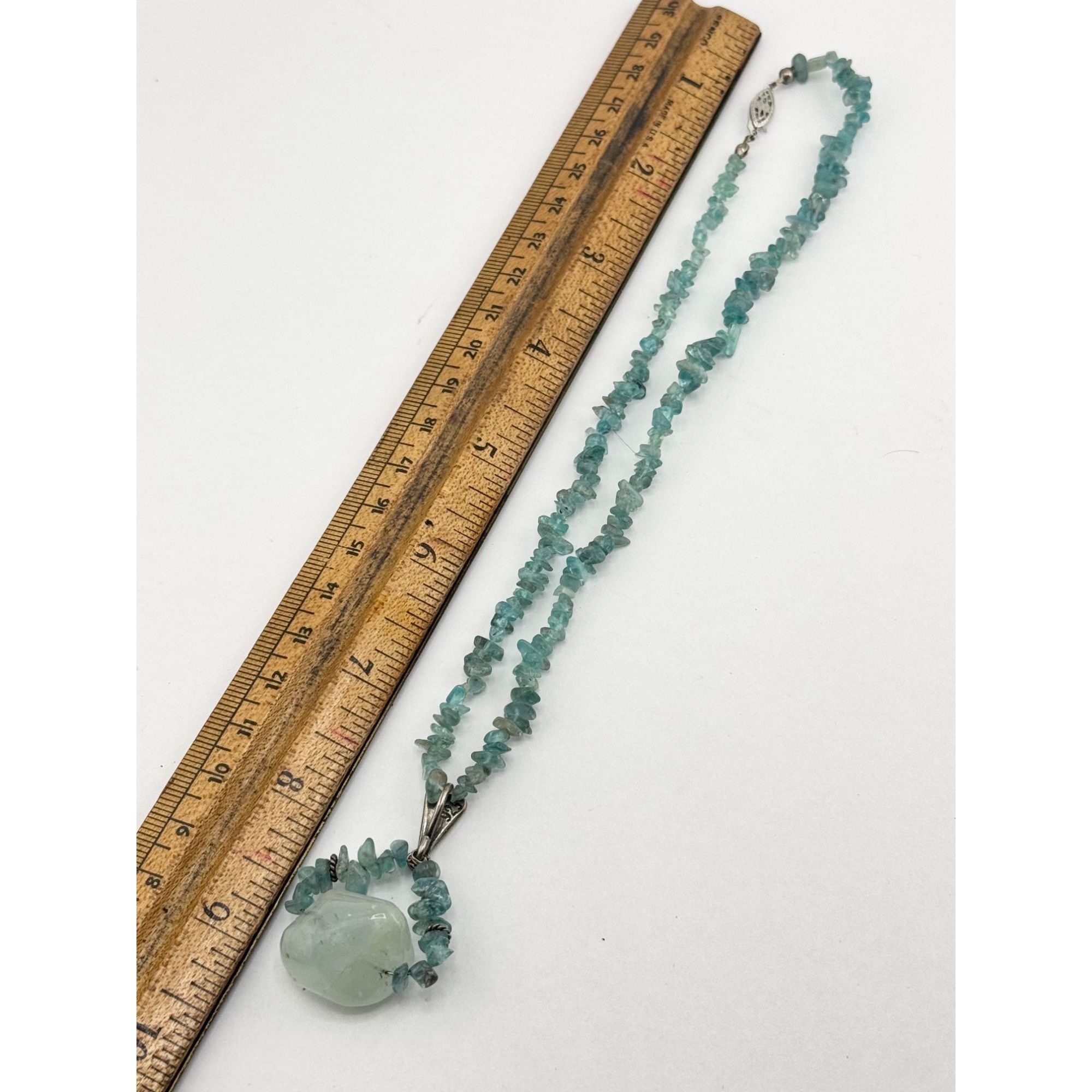 Vintage Vintage Sterling Silver 925 Semi Precious Aqua Spinel Gemsto Size ONE SIZE - 7 Thumbnail