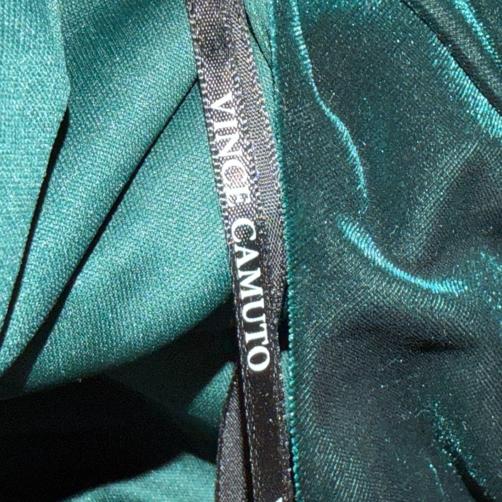 Vince Camuto Vince Camuto Womens Dress Size 14 Green Cocktail Velvet Size XL / US 12-14 / IT 48-50 - 4 Thumbnail