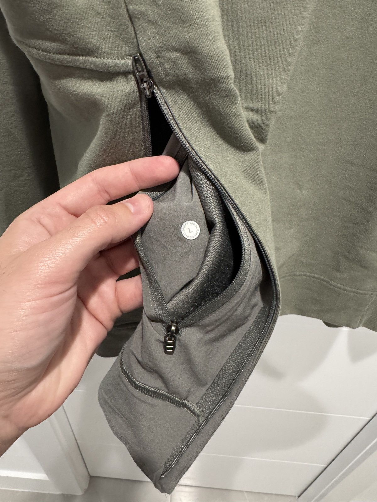 Lululemon Lululemon City Sweat Rover Green Crewneck Sweatshirt Size L Size US L / EU 52-54 / 3 - 9 Thumbnail