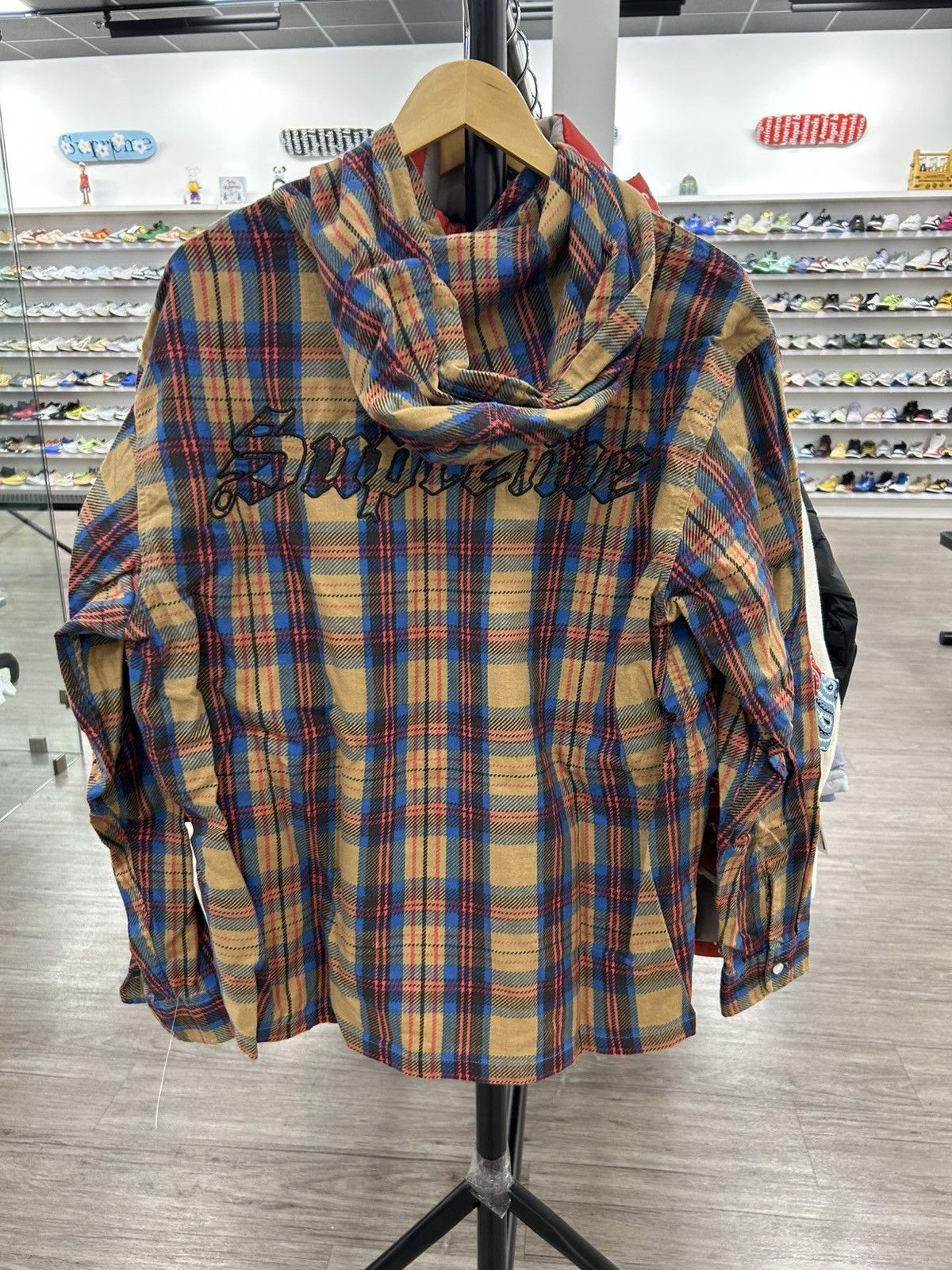 Supreme Supreme Hooded Flannel Size US M / EU 48-50 / 2 - 2 Thumbnail