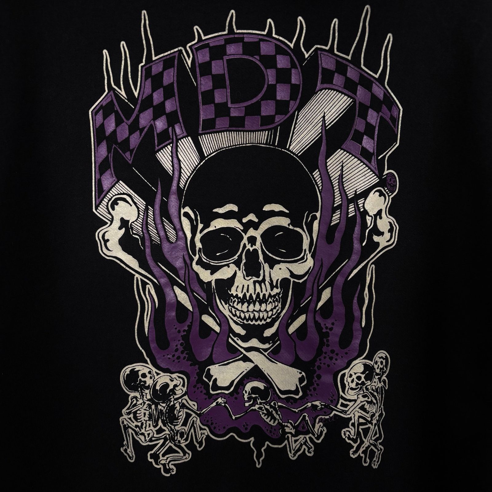 Japanese Brand × Magical Design × Vintage 🇯🇵MAGICAL DESIGN Skeletons Hoodie Size US L / EU 52-54 / 3 - 3 Thumbnail