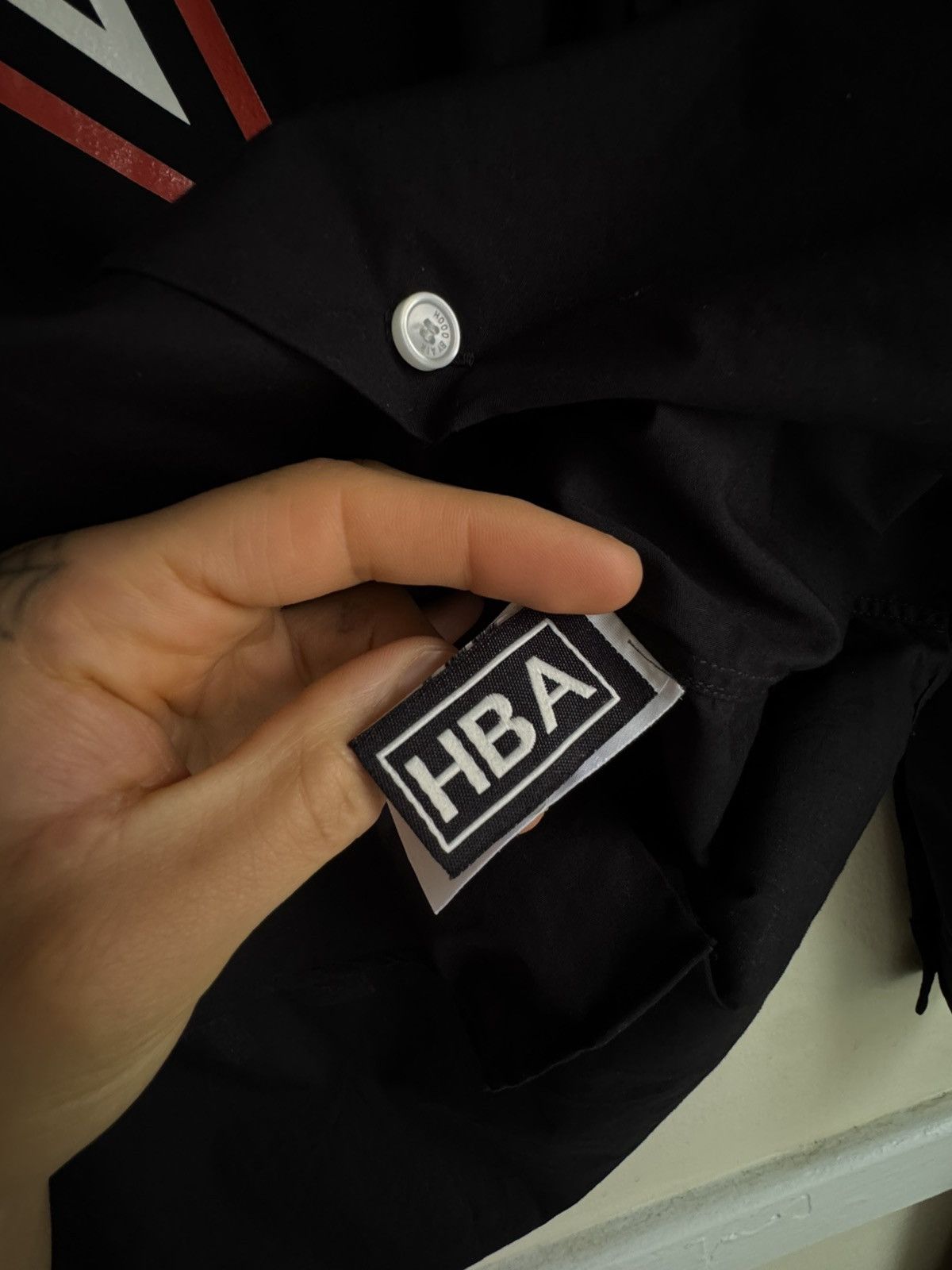Hood By Air RARE 2015 HBA PENTAGRAM BLACK BUTTON UP Size US M / EU 48-50 / 2 - 7 Thumbnail