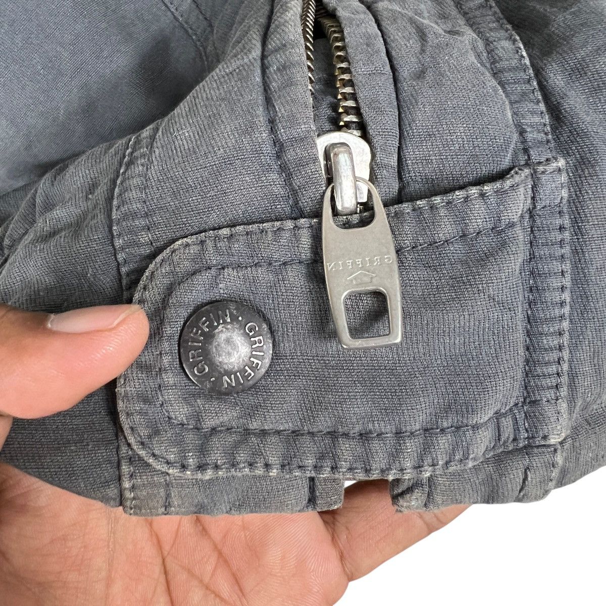 Griffin Griffin Stop Toxic waste Bomber Jacket Made In Italy Size US S / EU 44-46 / 1 - 8 Thumbnail