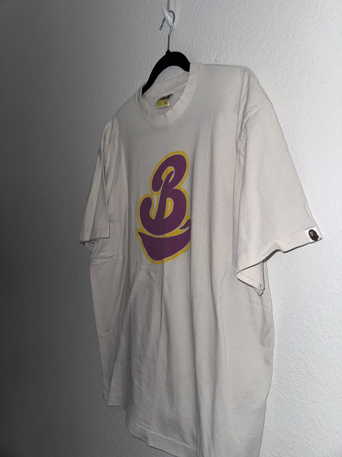 Bape Bape B Varsity Logo Tee Size US XL / EU 56 / 4 - 2 Thumbnail